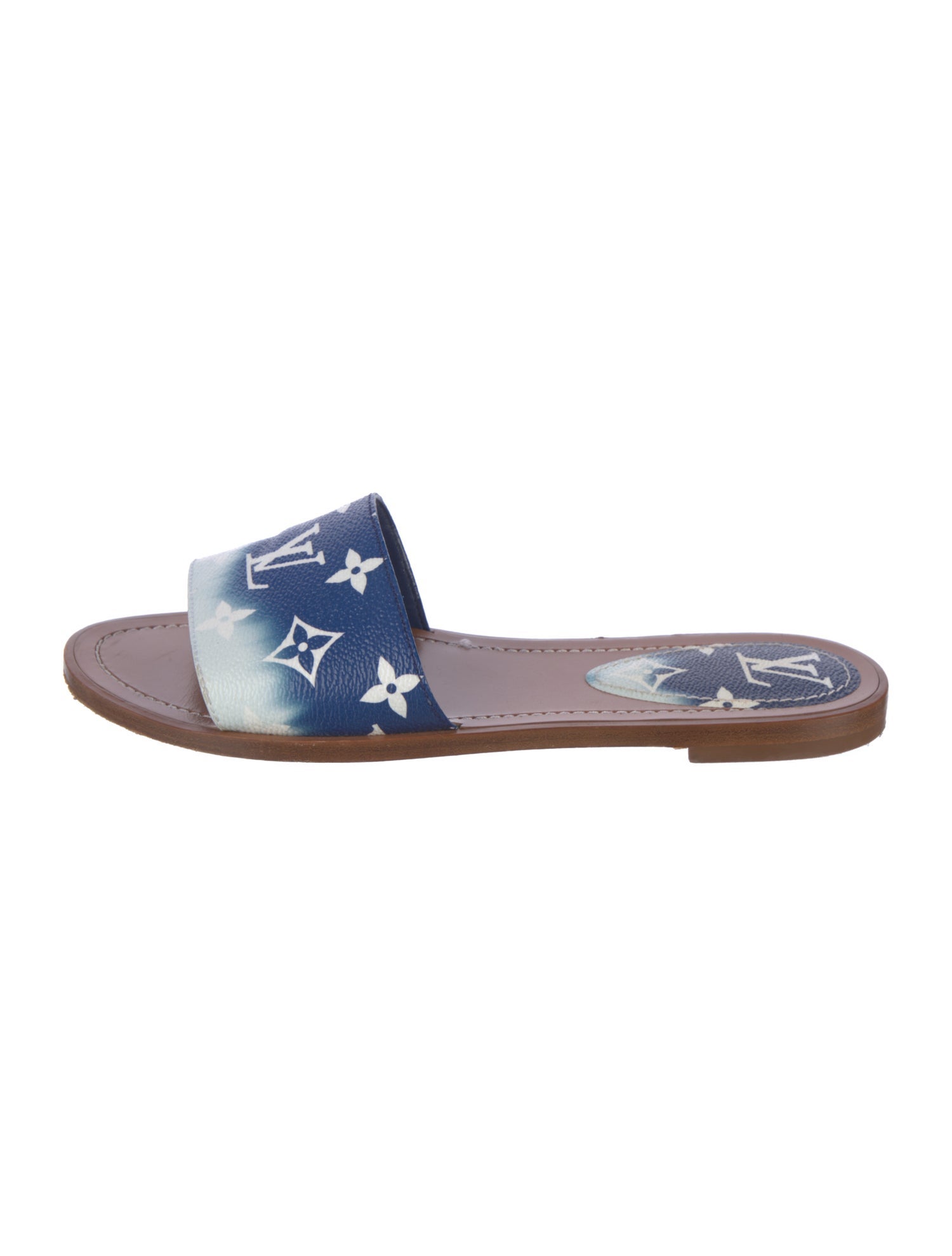 Louis Vuitton Monogram Pattern Slides