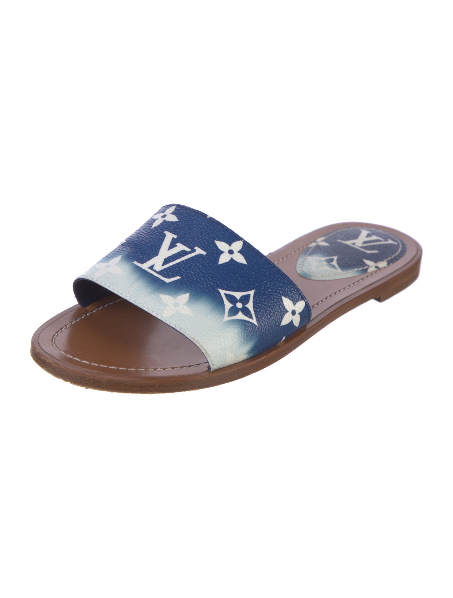 Louis Vuitton Monogram Pattern Slides