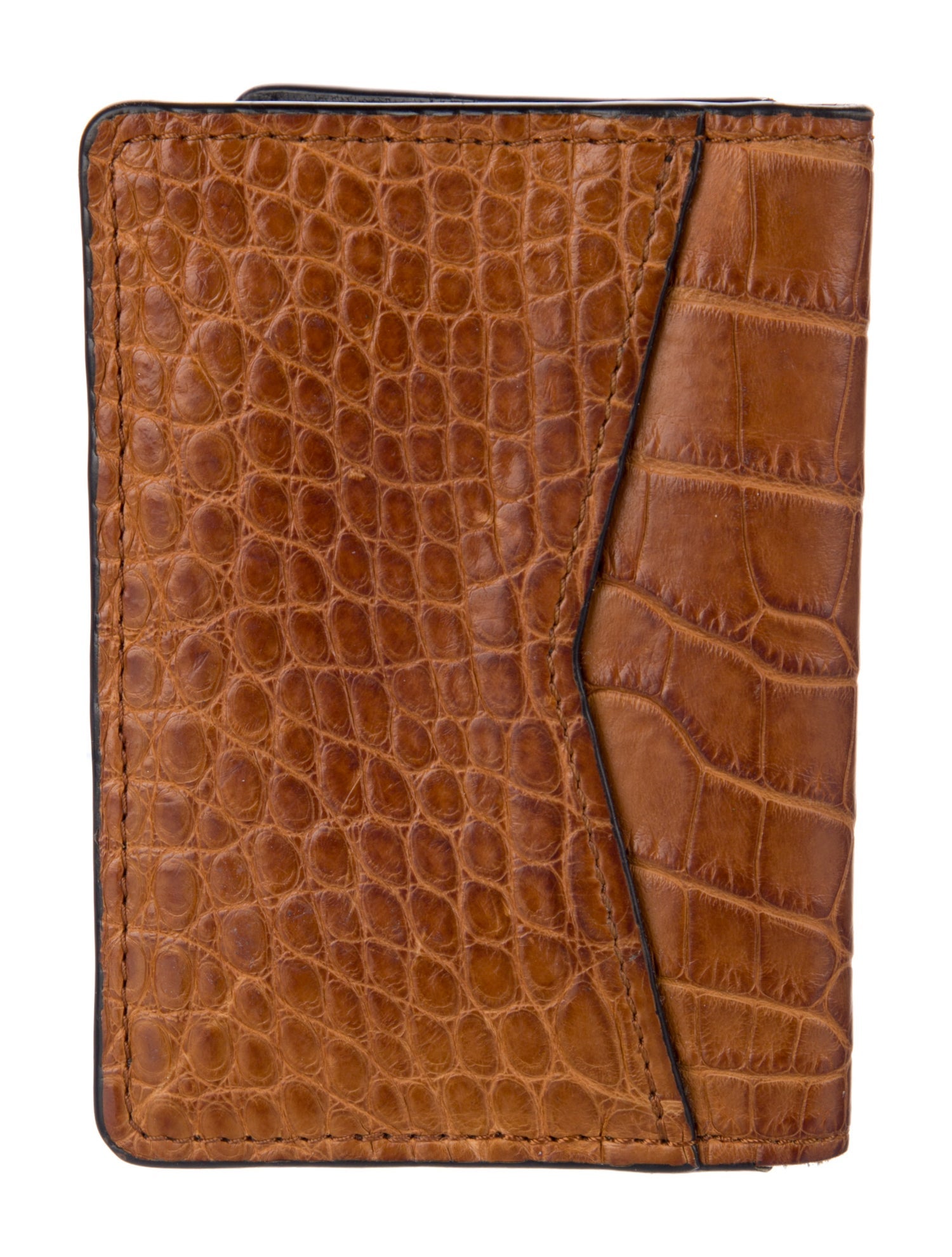 Louis Vuitton LV Monogram Crocodile Brazza Wallet