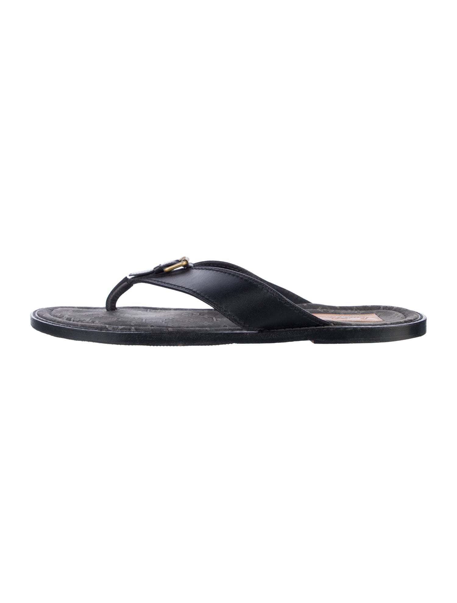 Louis Vuitton Leather Flip Flops