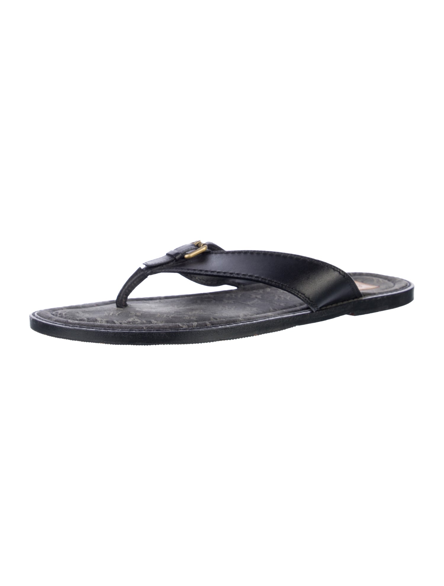 Louis Vuitton Leather Flip Flops