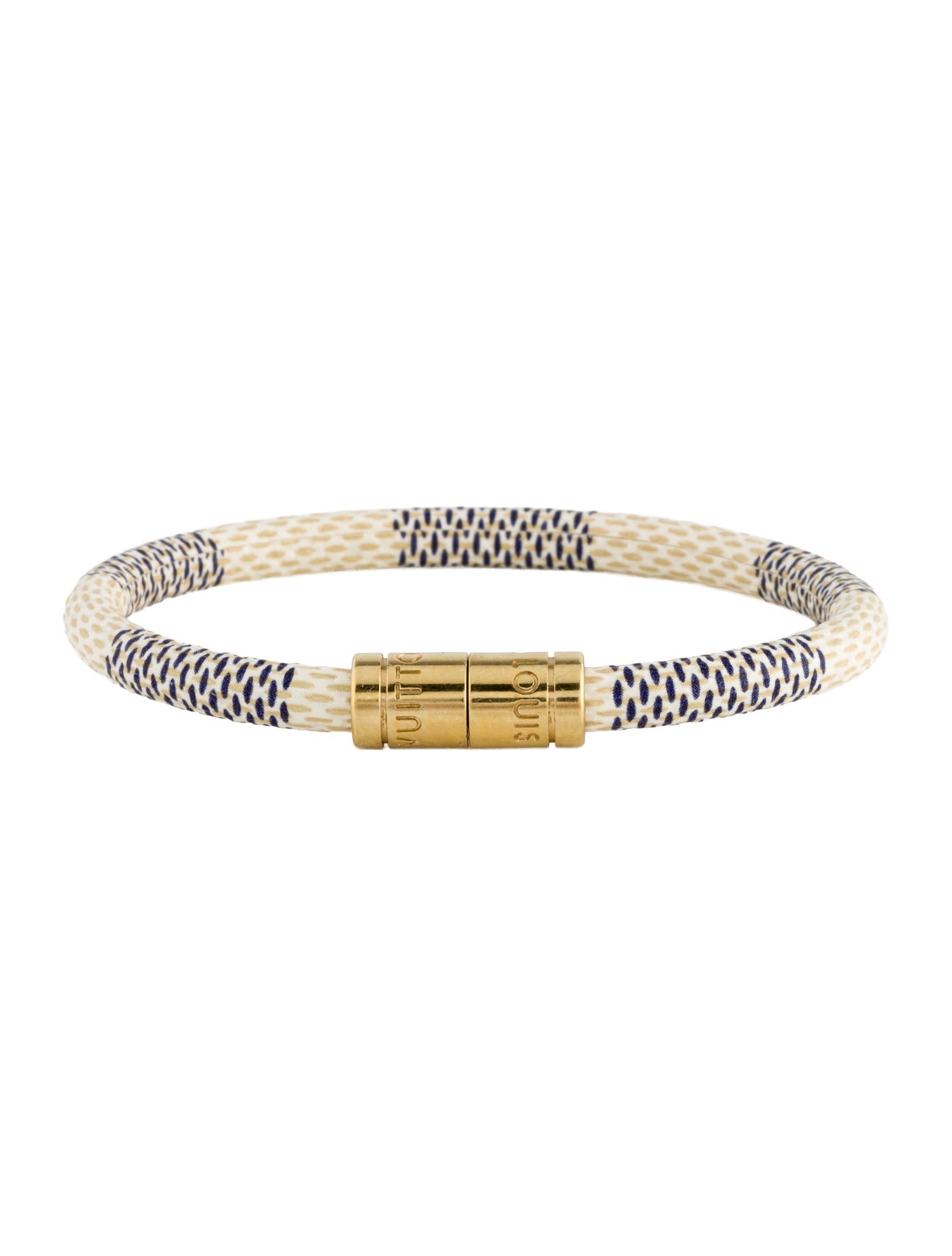 Louis Vuitton Canvas Keep It Cuff Bracelet