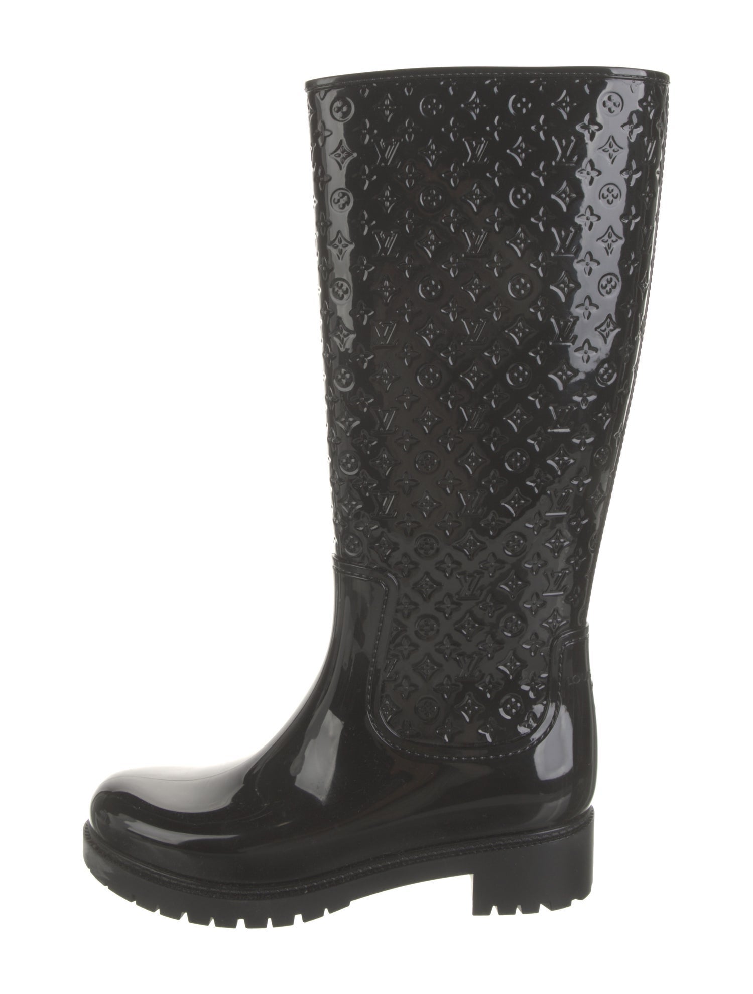 Louis Vuitton LV Monogram Rubber Rain Boots