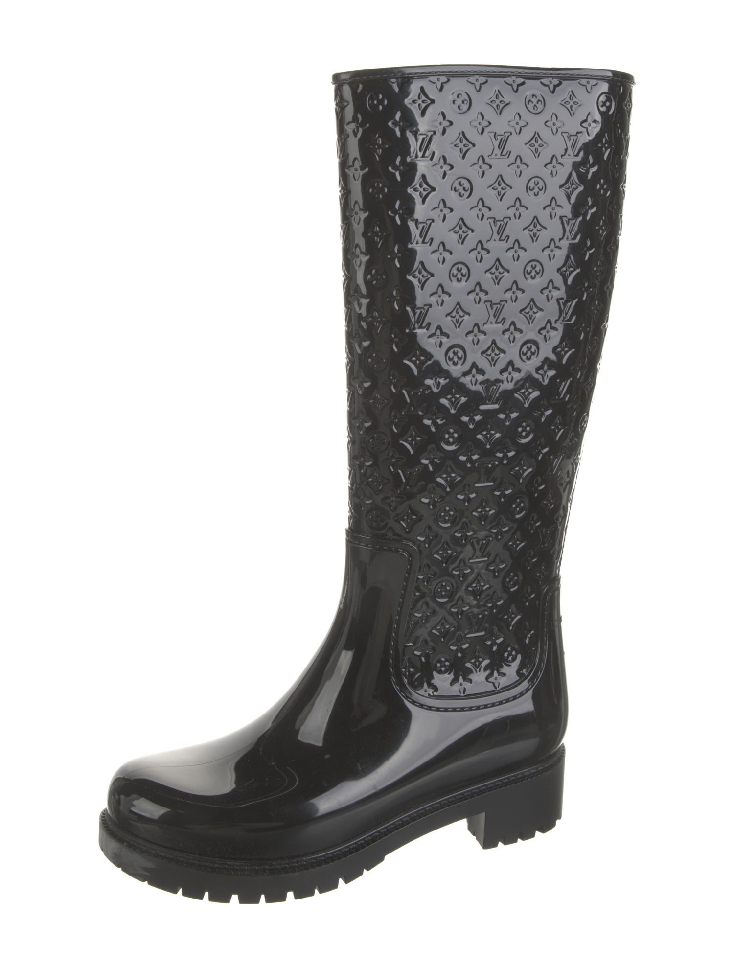 Louis Vuitton LV Monogram Rubber Rain Boots