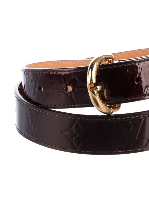 Louis Vuitton 2011 Monogram Vernis Belt