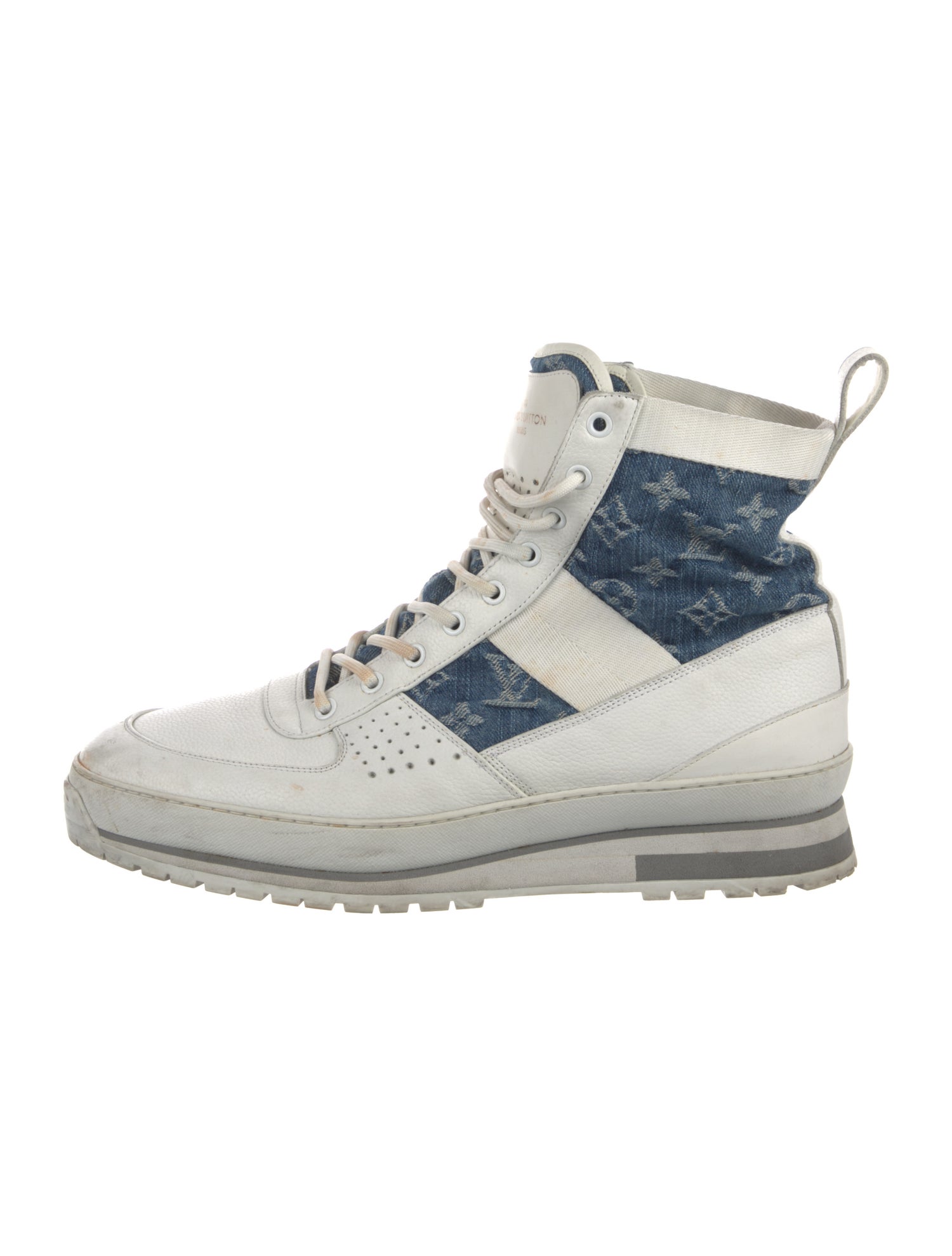 Louis Vuitton Monogram Pattern Leather Sneakers