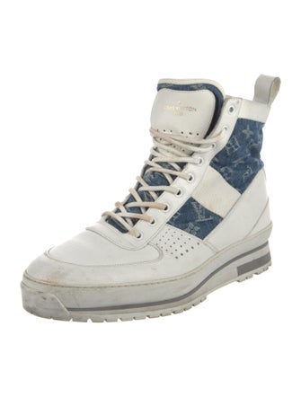 Louis Vuitton Monogram Pattern Leather Sneakers