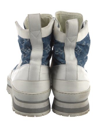 Louis Vuitton Monogram Pattern Leather Sneakers