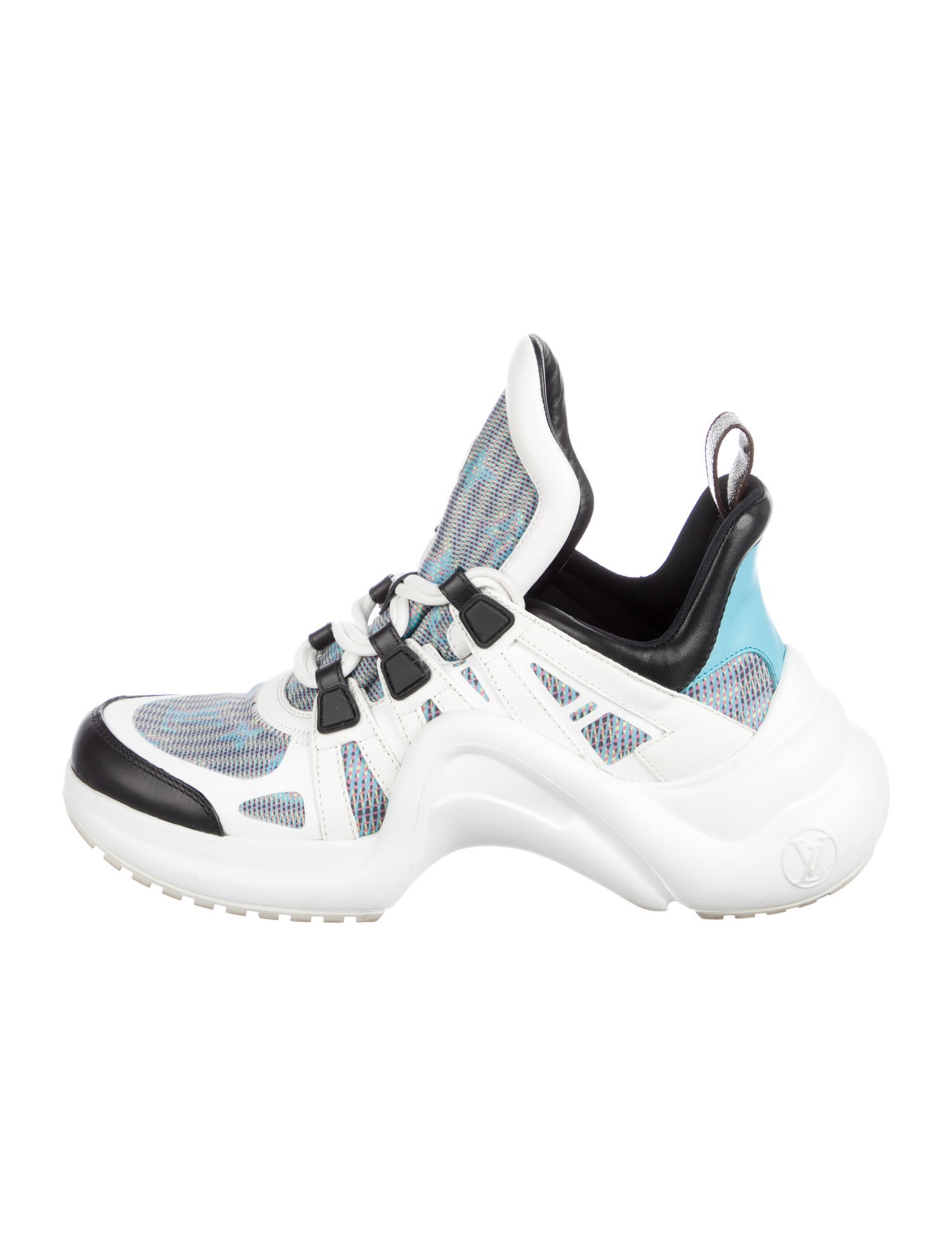 Louis Vuitton LV Monogram Leather Chunky Sneakers