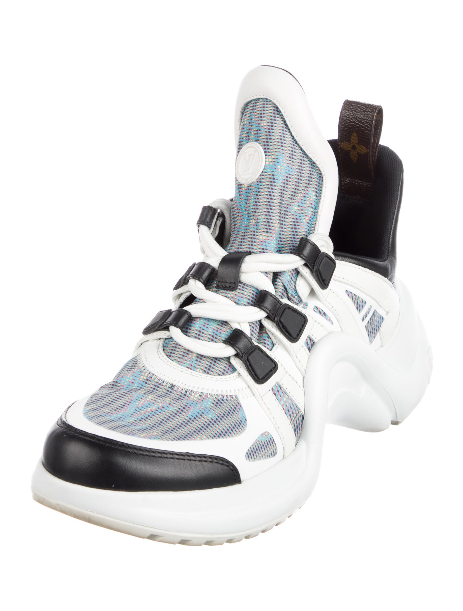 Louis Vuitton LV Monogram Leather Chunky Sneakers