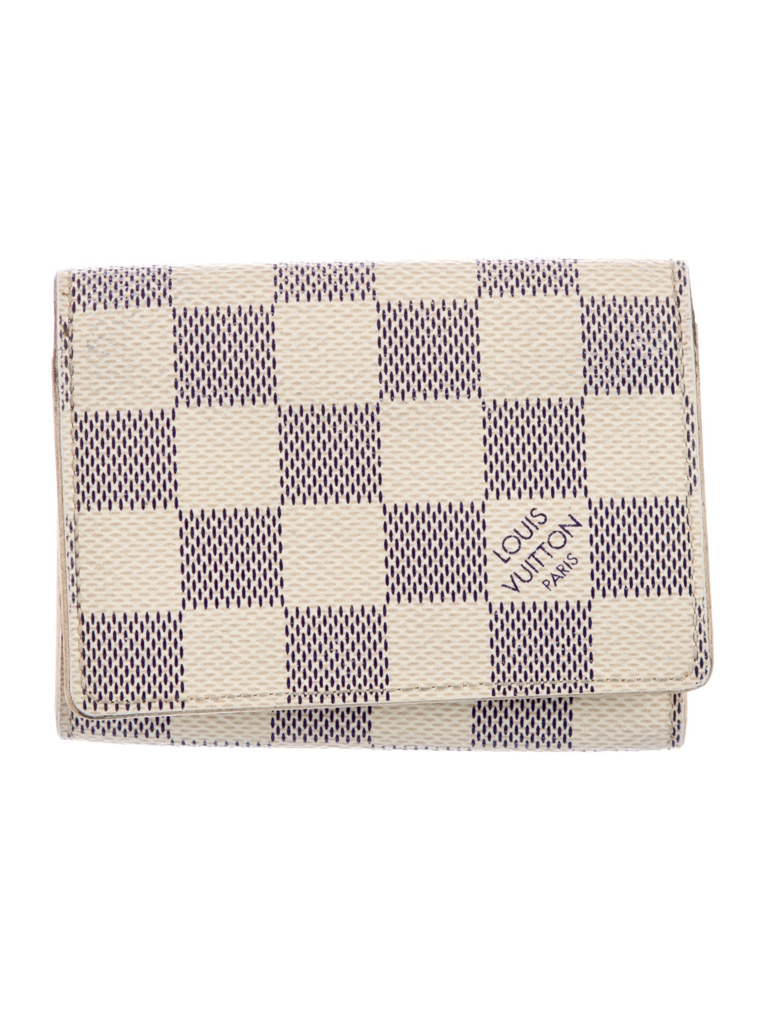Louis Vuitton 2012 Damier Azur Pattern Card Case