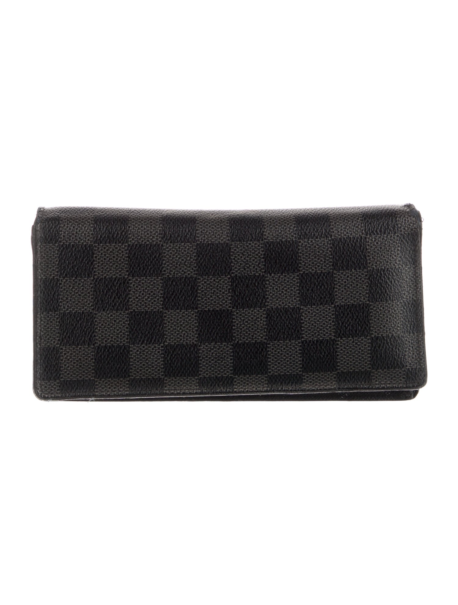 Louis Vuitton 2014 Damier Graphite Pattern Brazza Wallet