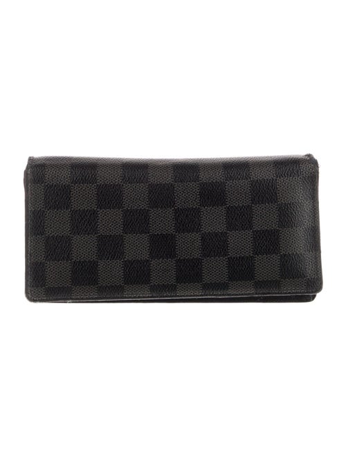 Louis Vuitton 2014 Damier Graphite Pattern Brazza Wallet