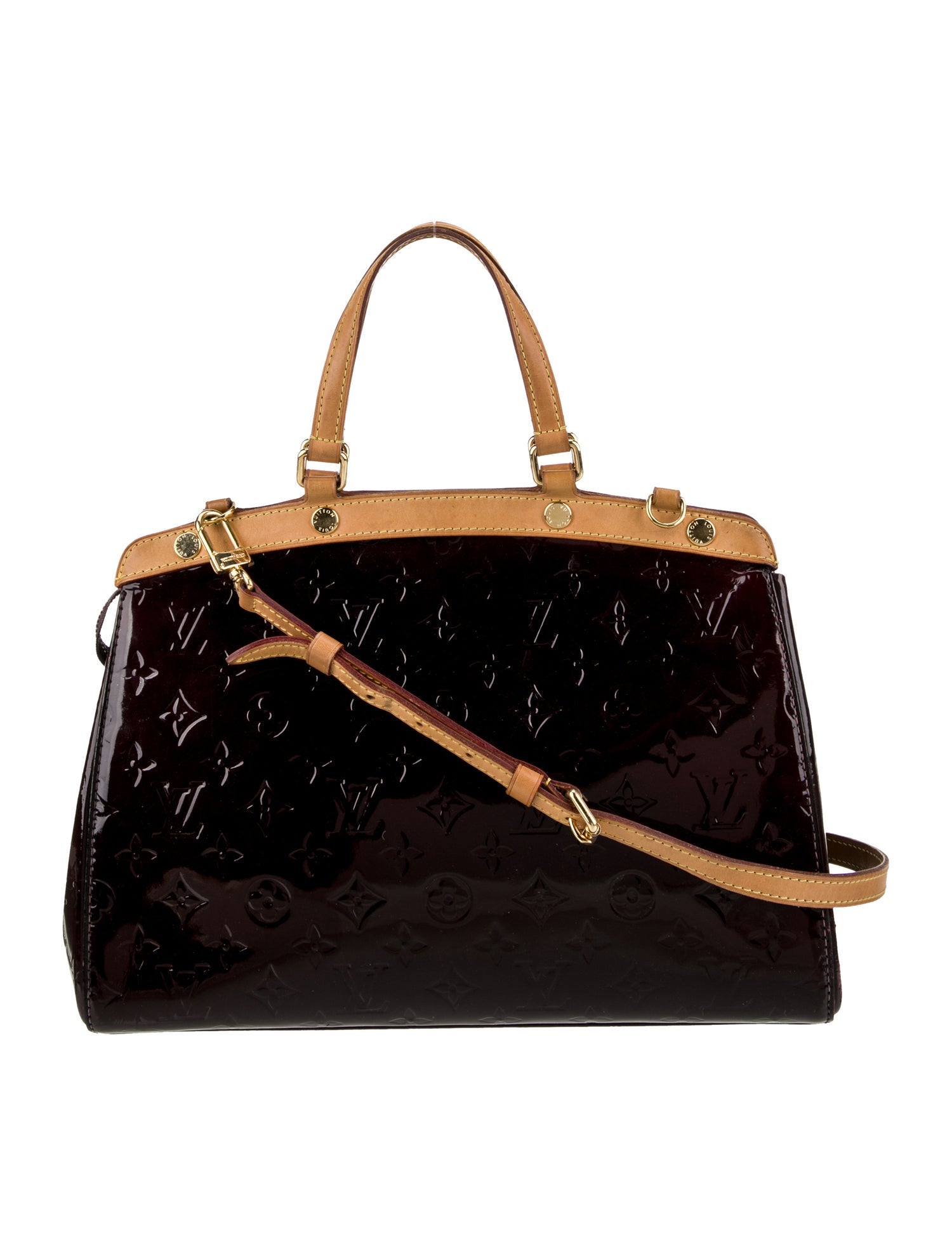 Louis Vuitton Patent Leather Top Handle Bag