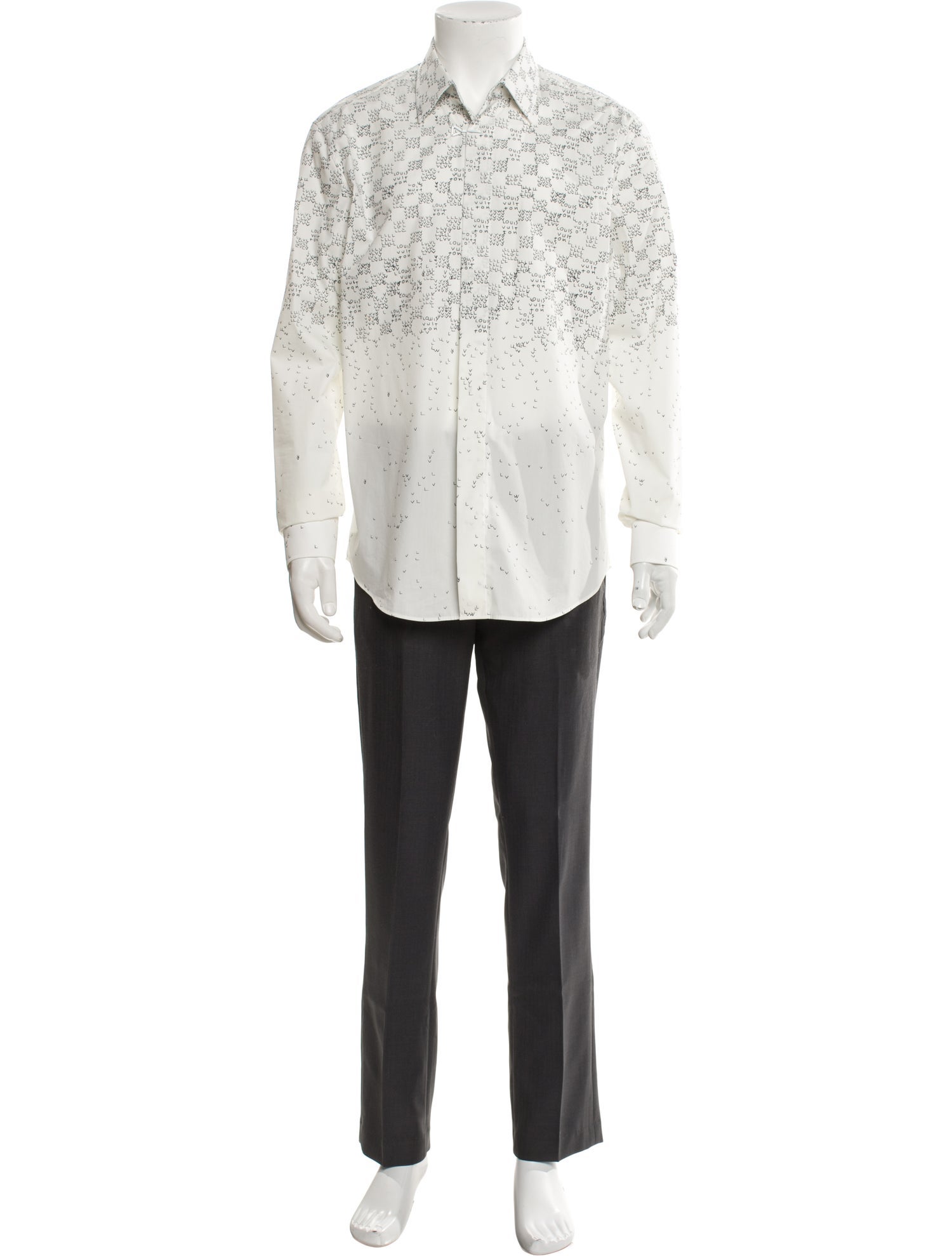 Louis Vuitton 2022 Damier Spread Long Sleeve Shirt