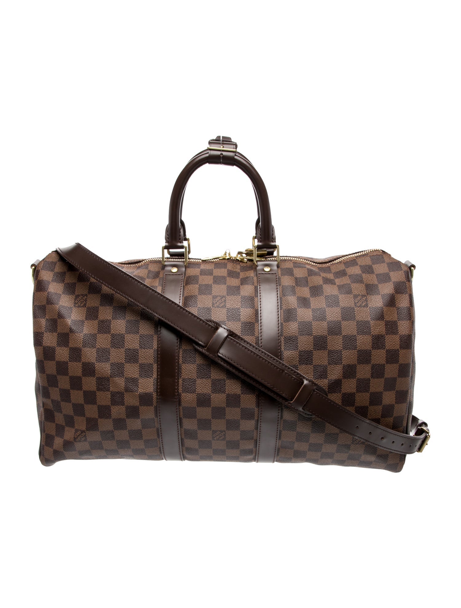 Louis Vuitton Damier Ebene Keepall Bandouliere 45