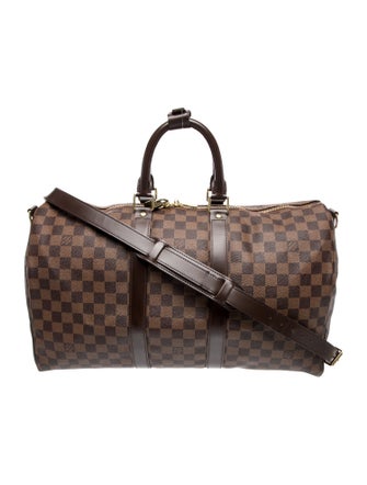 Louis Vuitton Damier Ebene Keepall Bandouliere 45