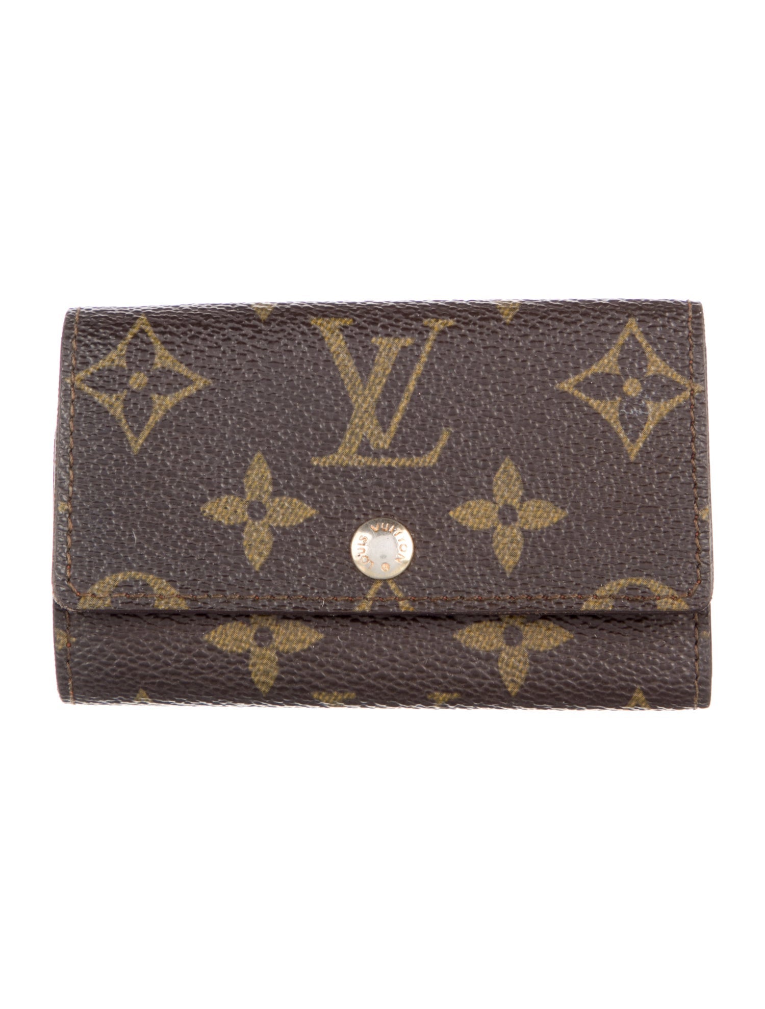 Louis Vuitton LV Monogram Coated Canvas Key Holder