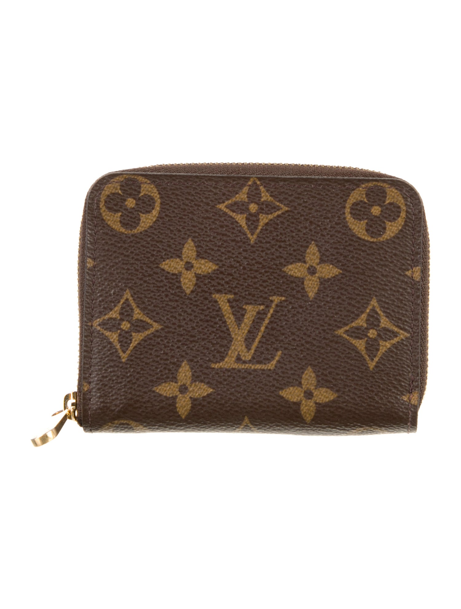 Louis Vuitton LV Monogram Coated Canvas Zippy Coin Purse