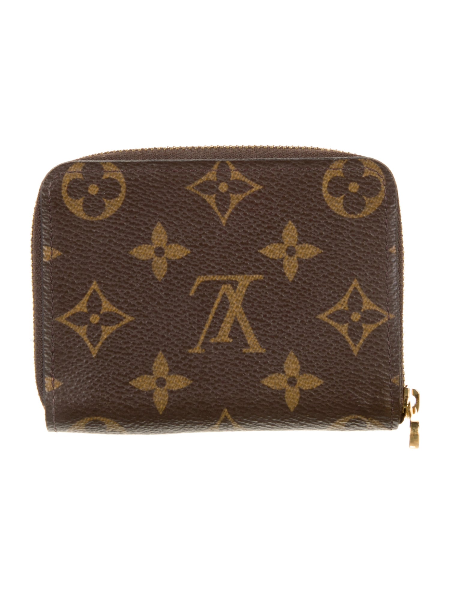 Louis Vuitton LV Monogram Coated Canvas Zippy Coin Purse
