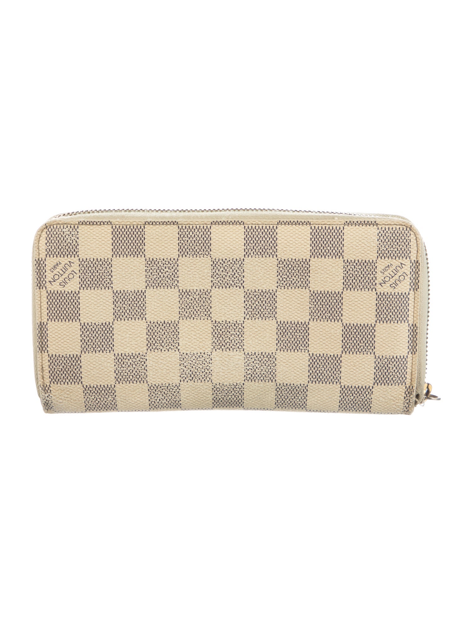 Louis Vuitton 2014 Damier Azur Pattern Zippy Wallet