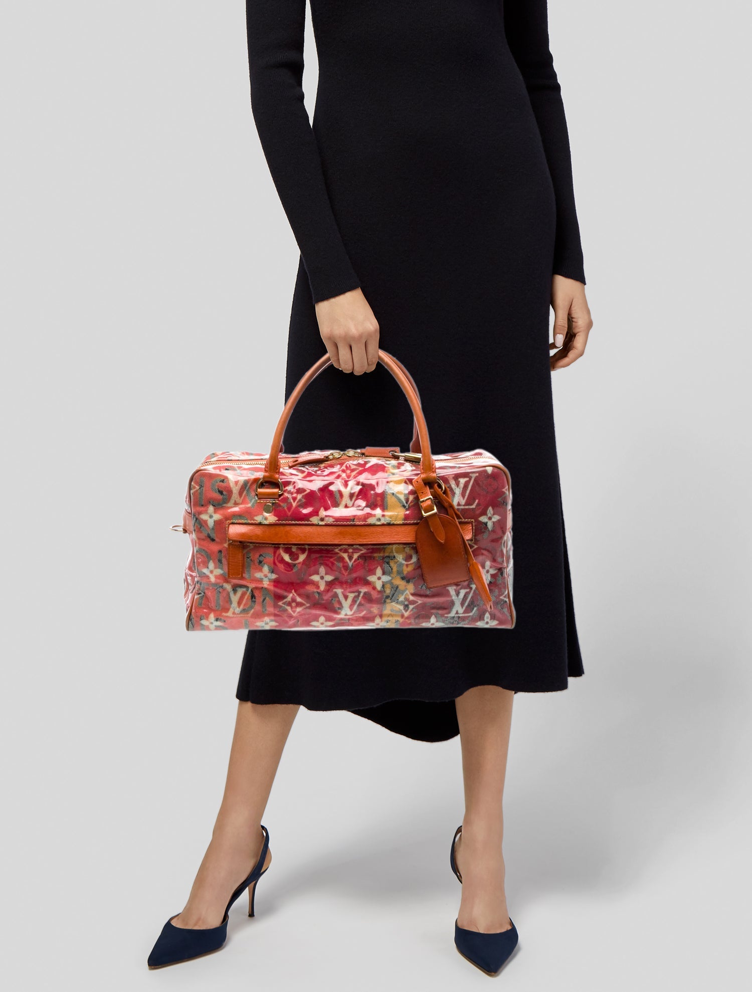 Louis Vuitton LV Monogram x Richard Prince Pulp Weekender PM Vintage