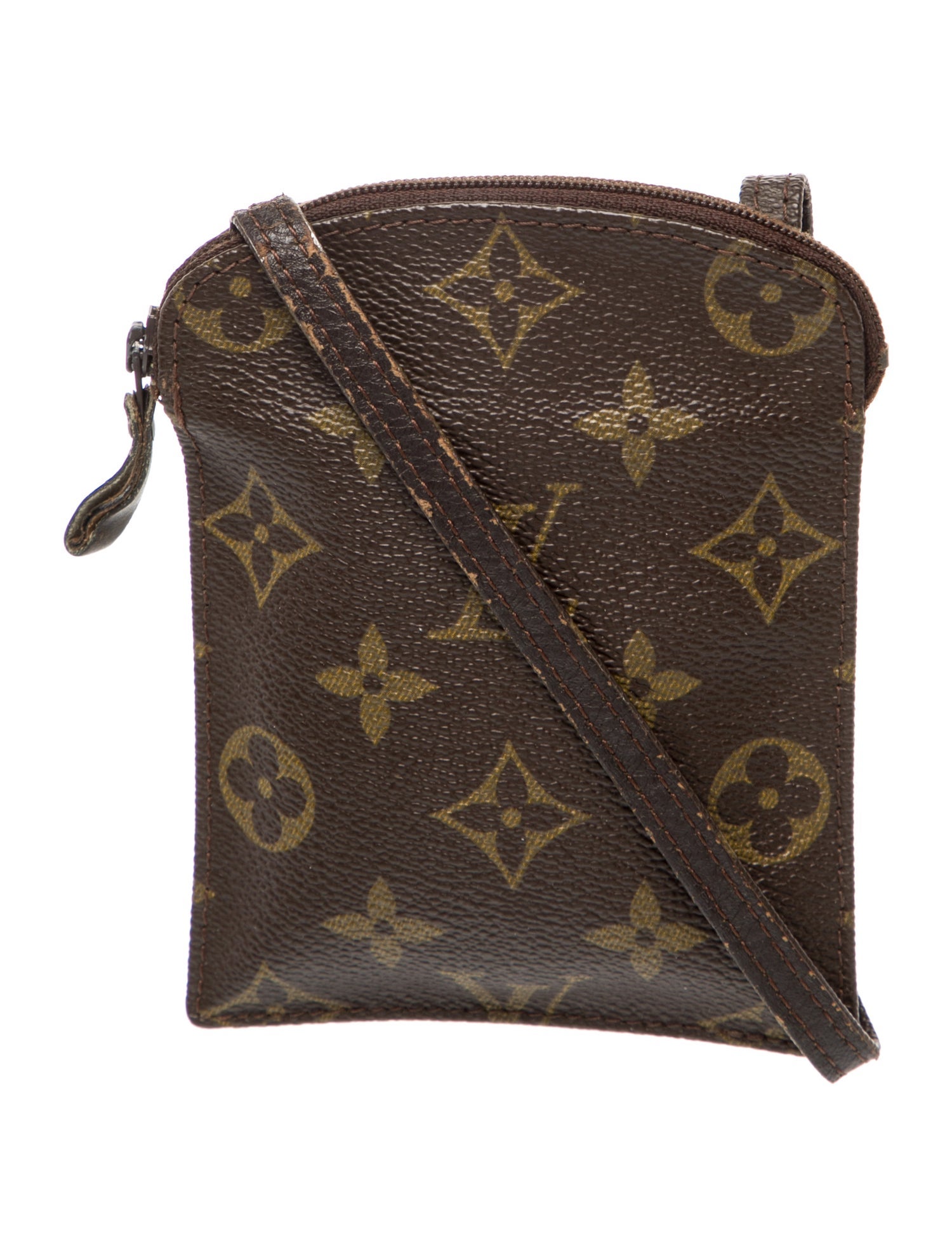 Louis Vuitton LV Monogram Monogram Pochette Secret Passport Holder Vintage
