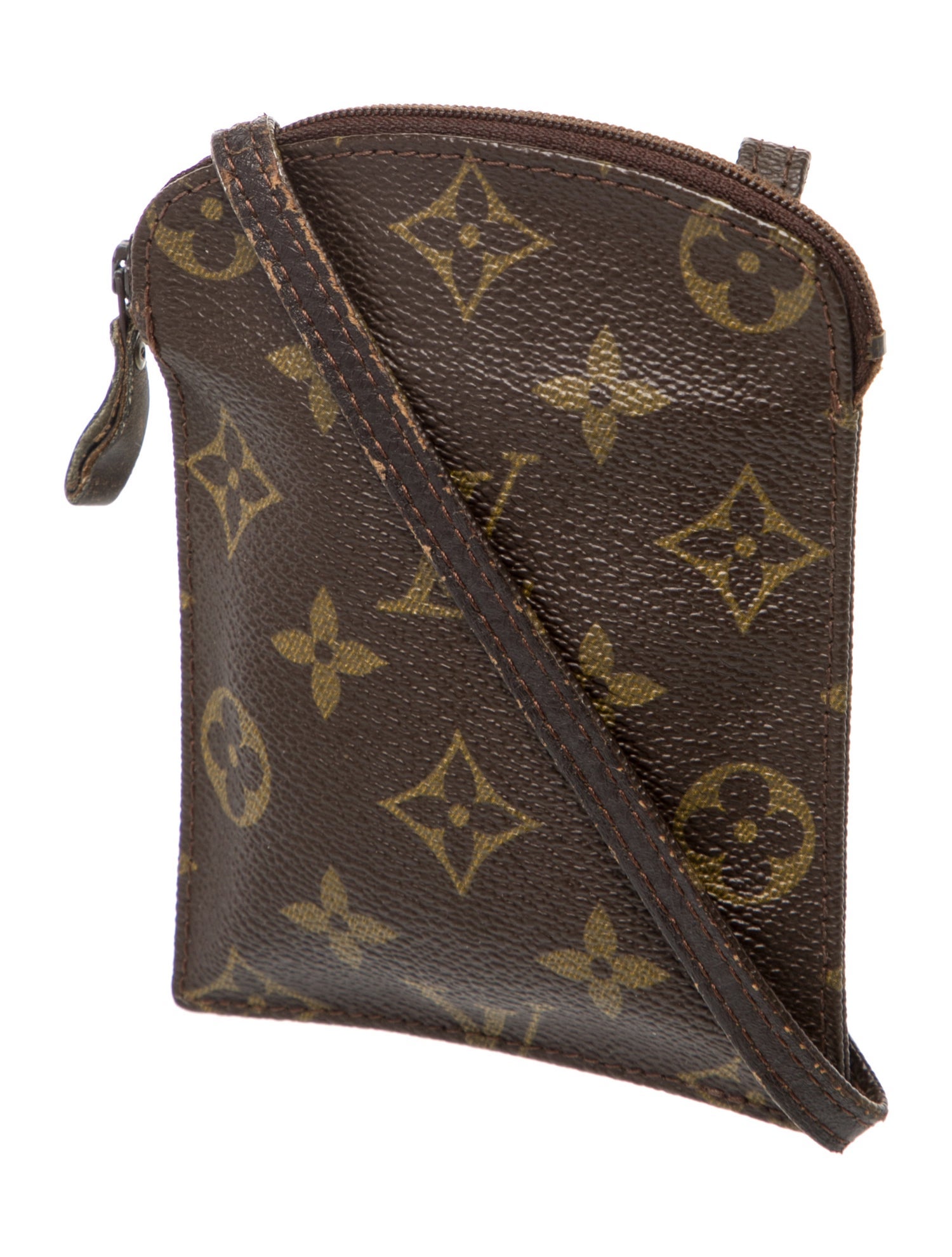 Louis Vuitton LV Monogram Monogram Pochette Secret Passport Holder Vintage