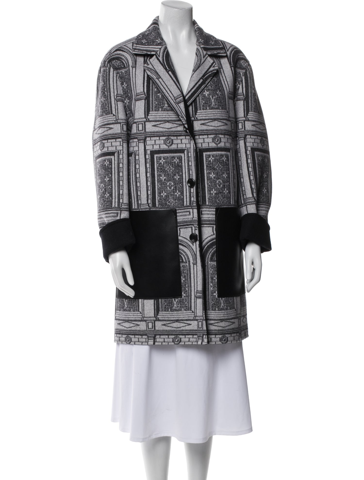 Louis Vuitton x FORNASETTI 2021 Wool Coat w/ Tags