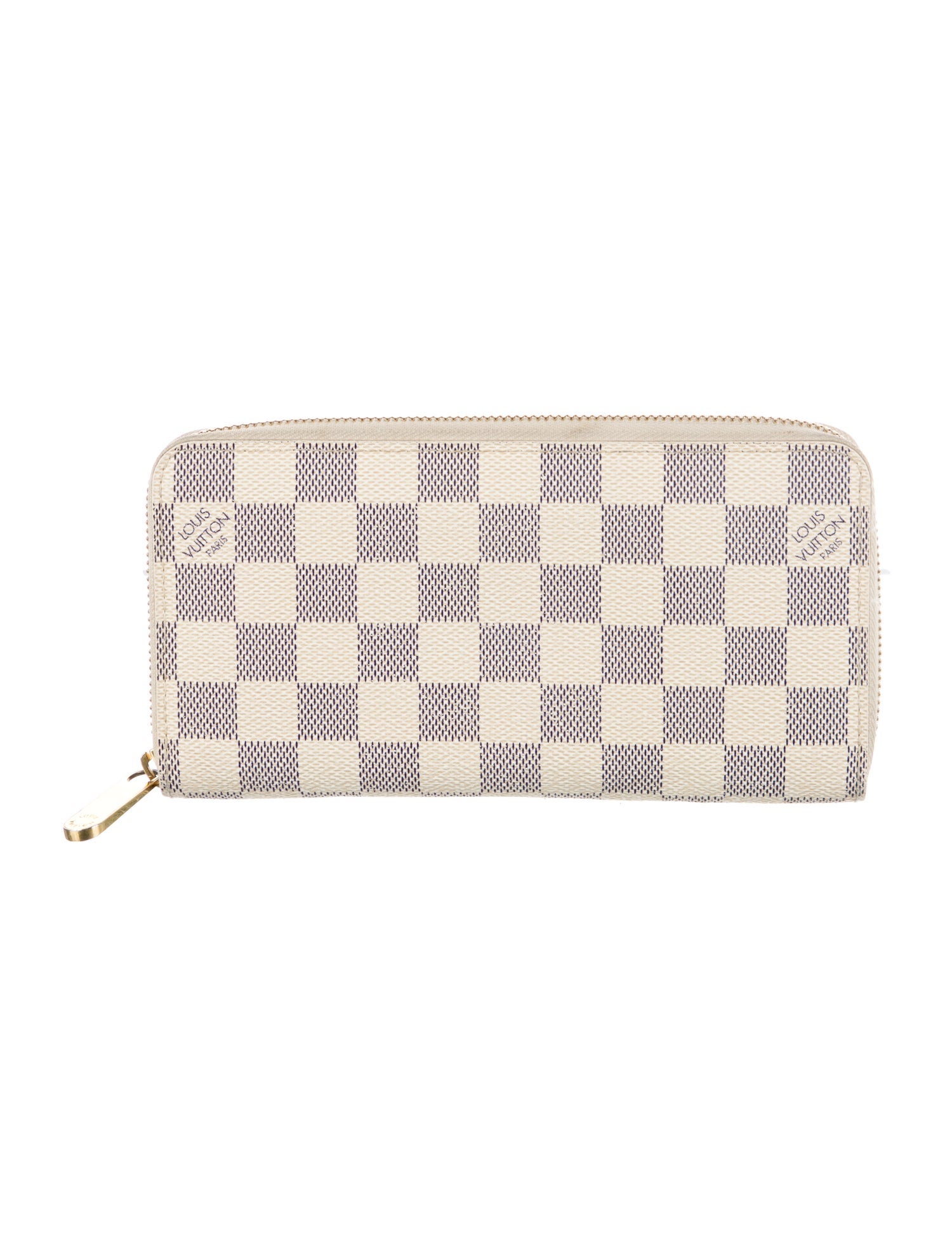 Louis Vuitton 2009 Damier Azur Pattern Zippy Wallet