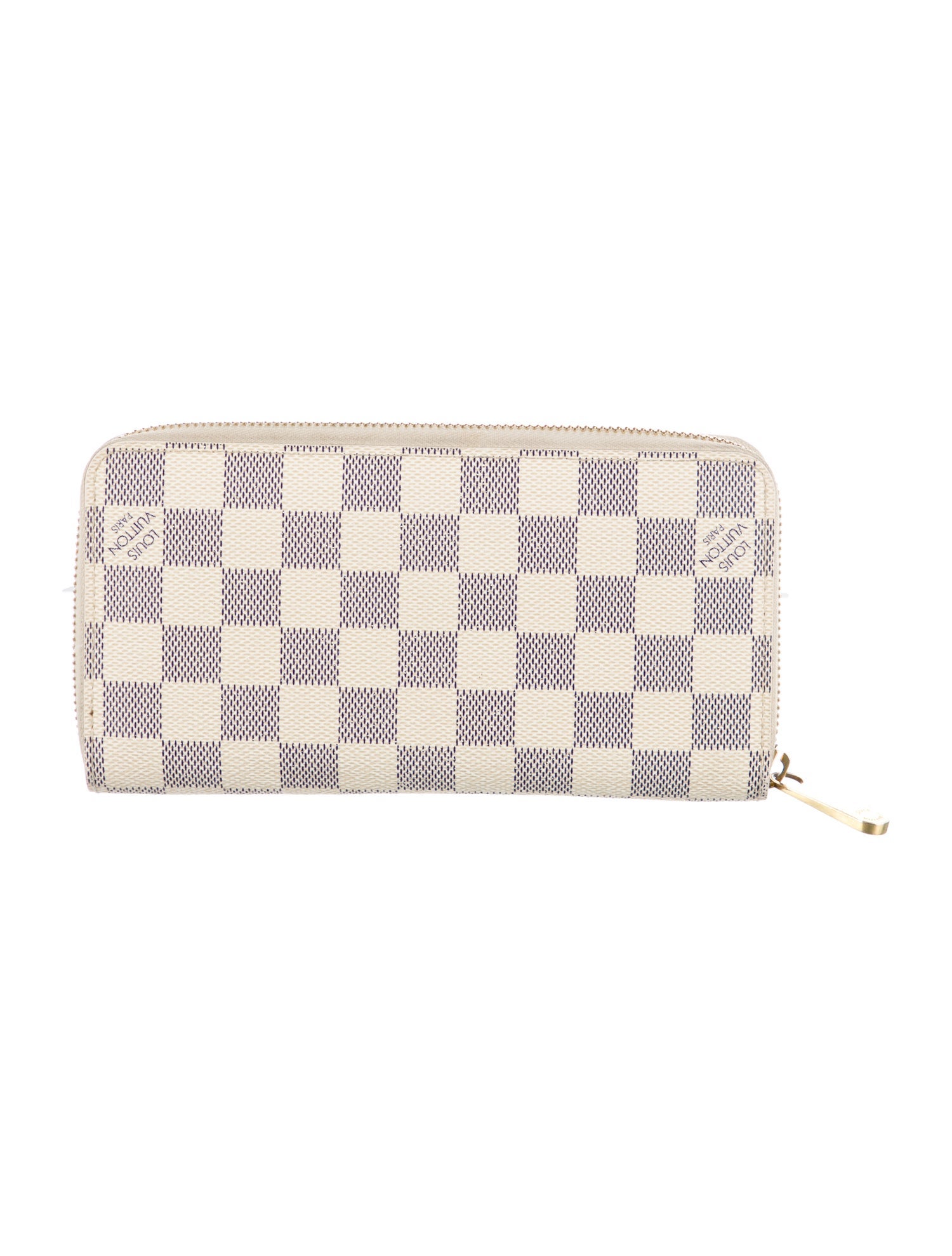 Louis Vuitton 2009 Damier Azur Pattern Zippy Wallet