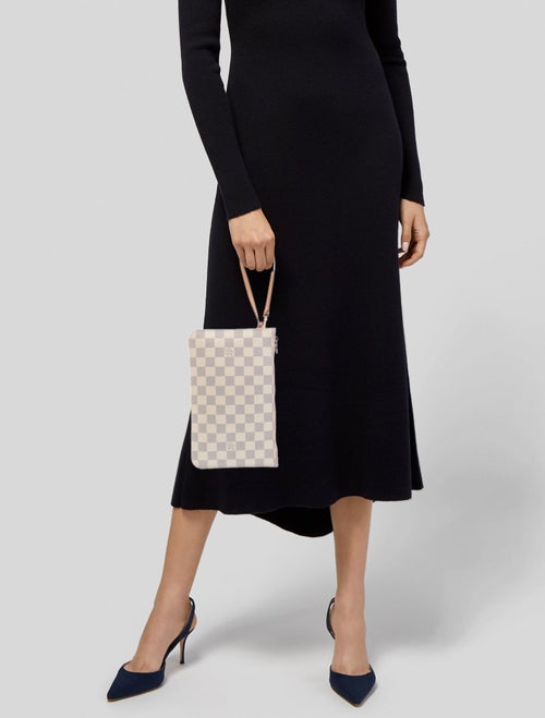 Louis Vuitton Damier Azur Neverfull Pouch