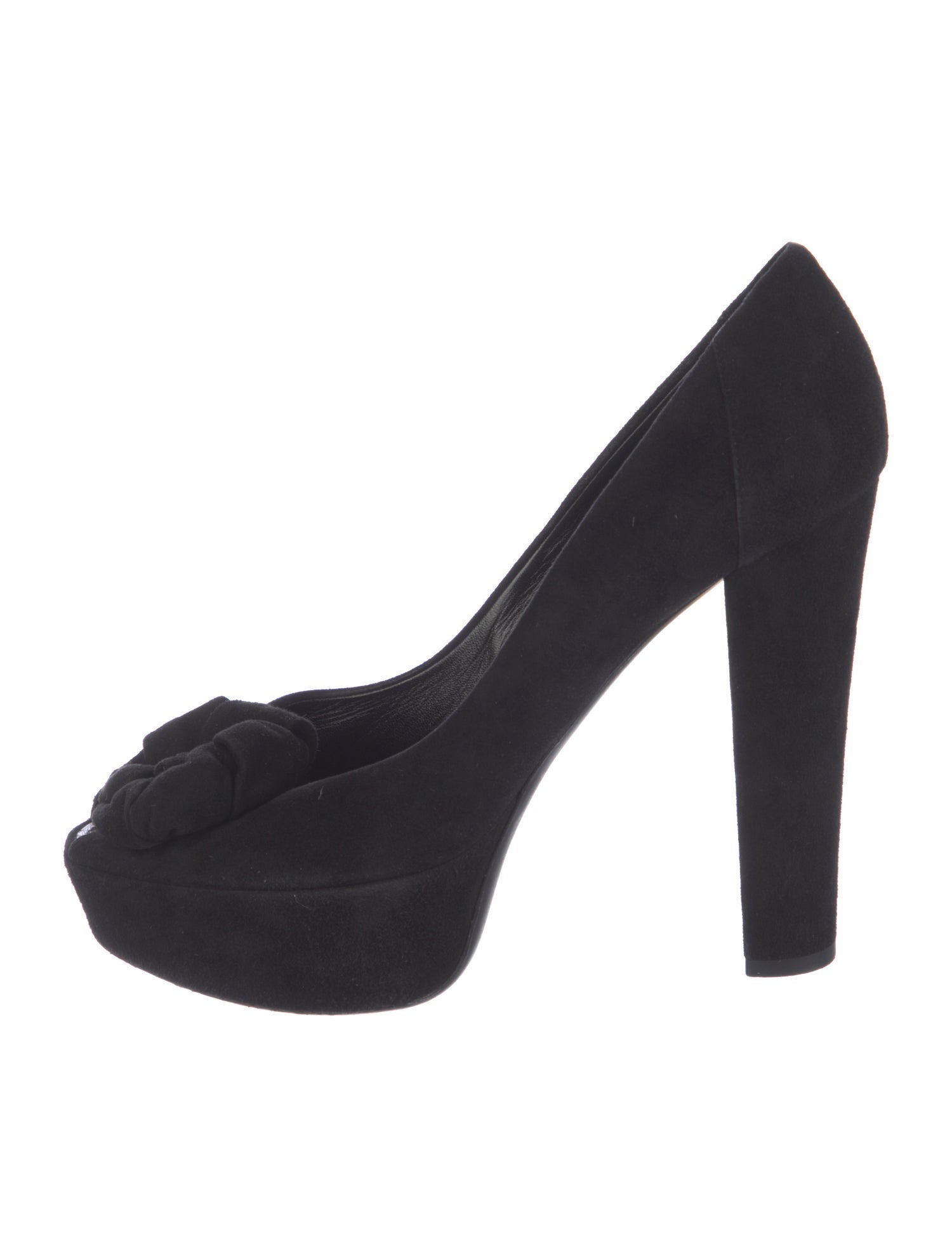 Louis Vuitton Suede Pumps