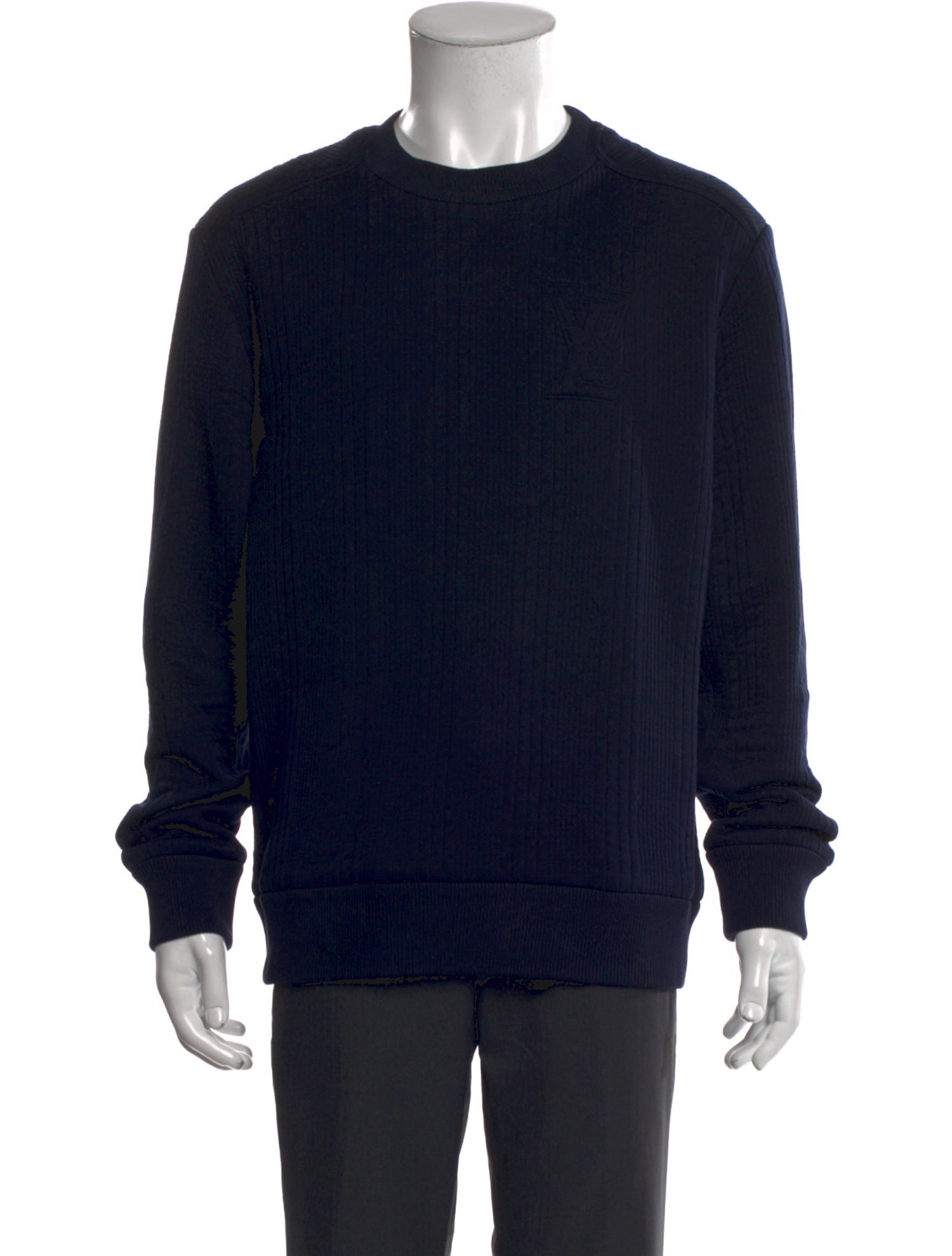 Louis Vuitton Signature Logo Crew Neck Pullover