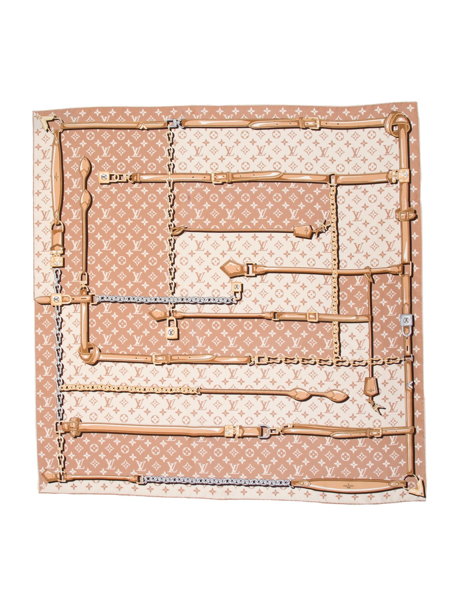 Louis Vuitton Confidential Silk Scarf