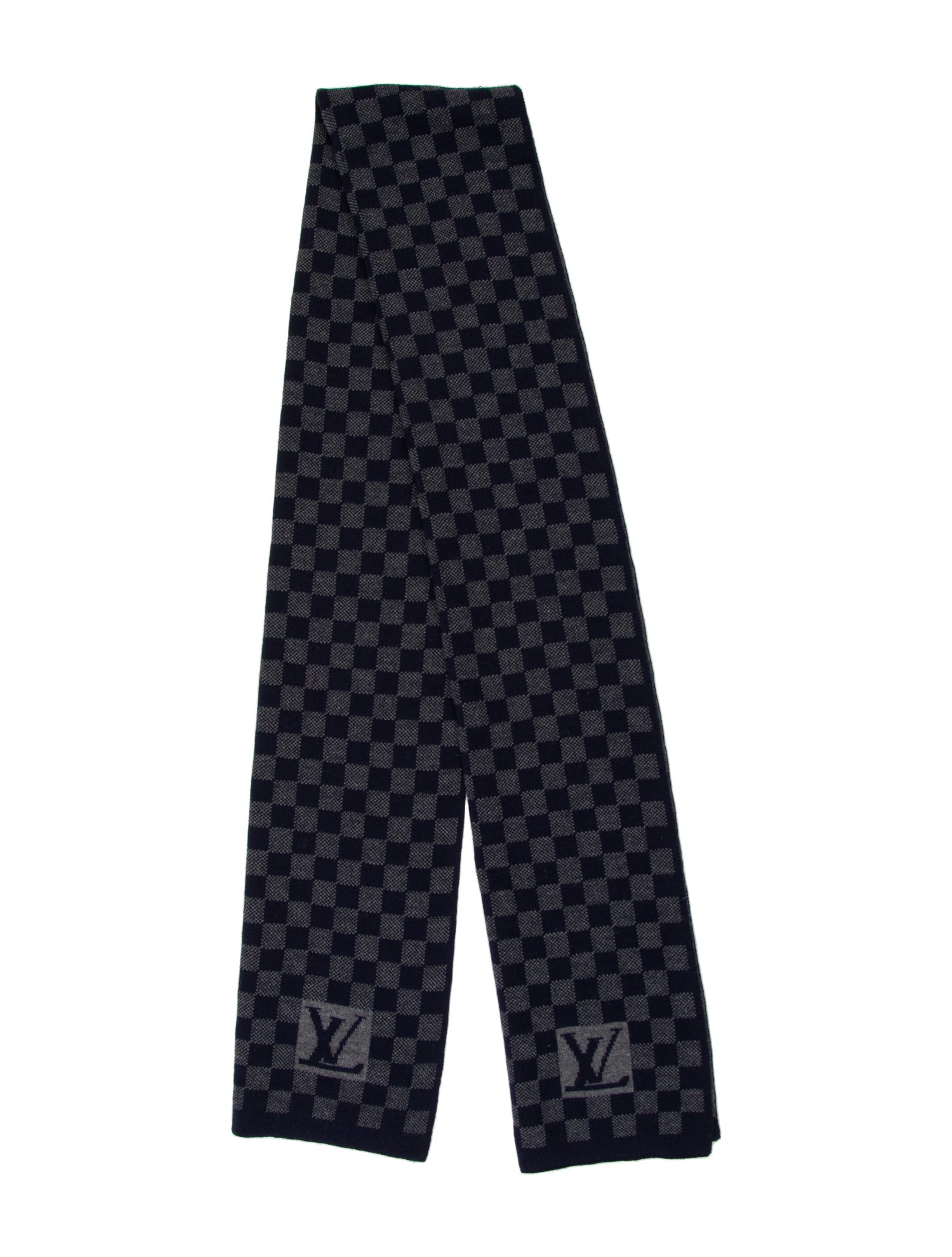 Louis Vuitton Petit Damier Wool Scarf