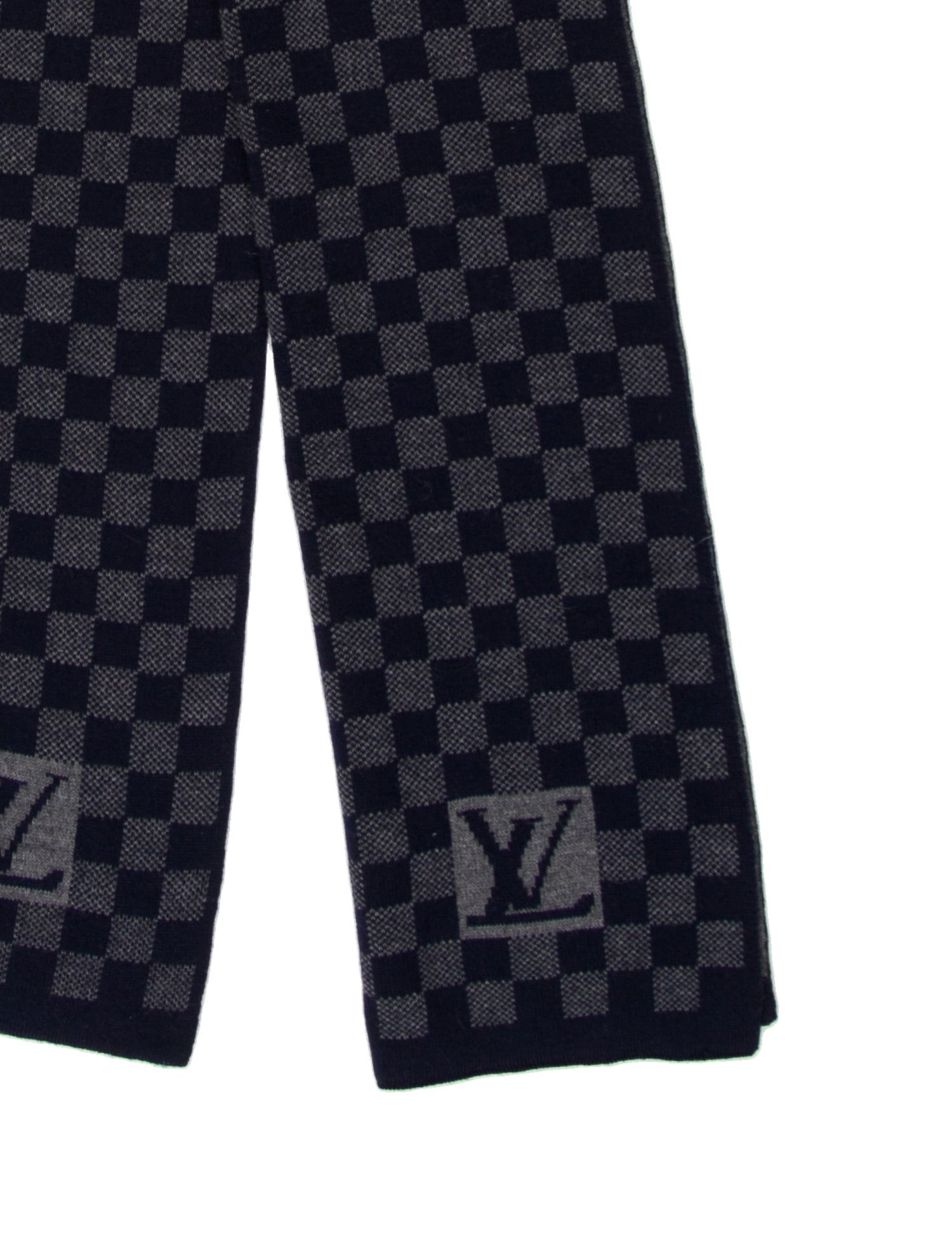 Louis Vuitton Petit Damier Wool Scarf