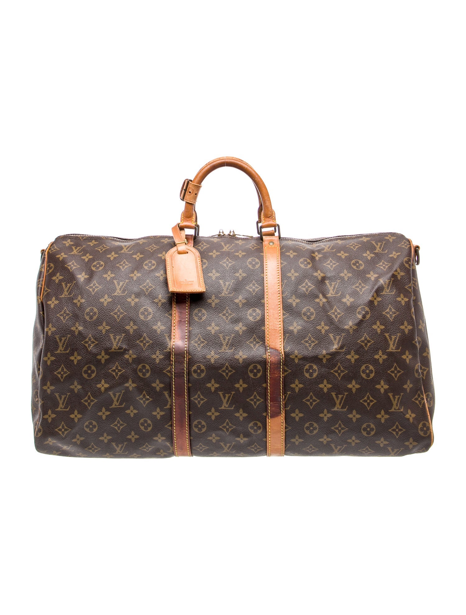 Louis Vuitton LV Monogram Keepall Bandouliere 55 Vintage