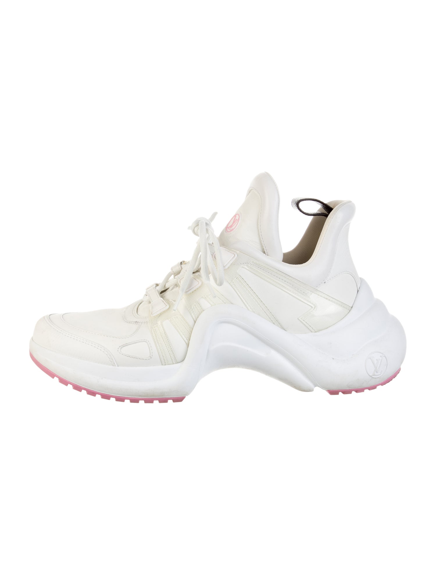 Louis Vuitton LV Monogram Leather Chunky Sneakers