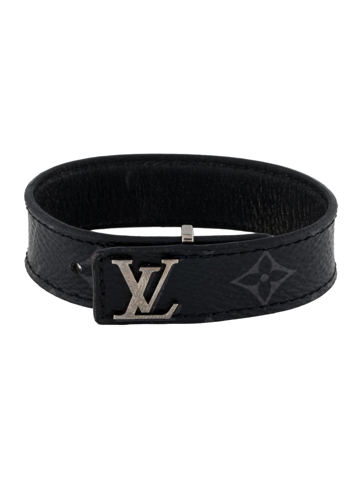 Louis Vuitton Leather LV Slim Wrap Bracelet
