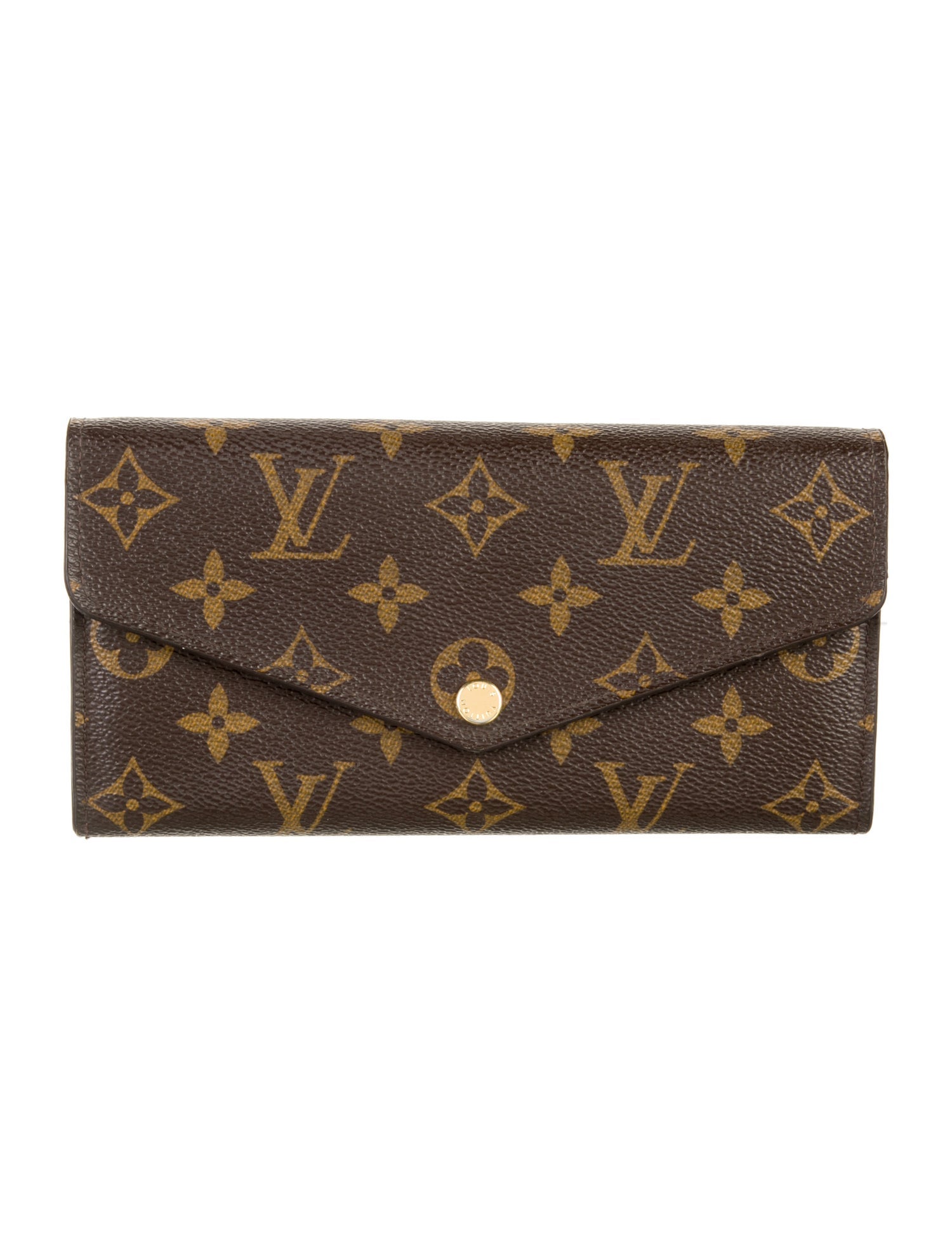 Louis Vuitton 2015 Monogram Pattern Sarah Wallet