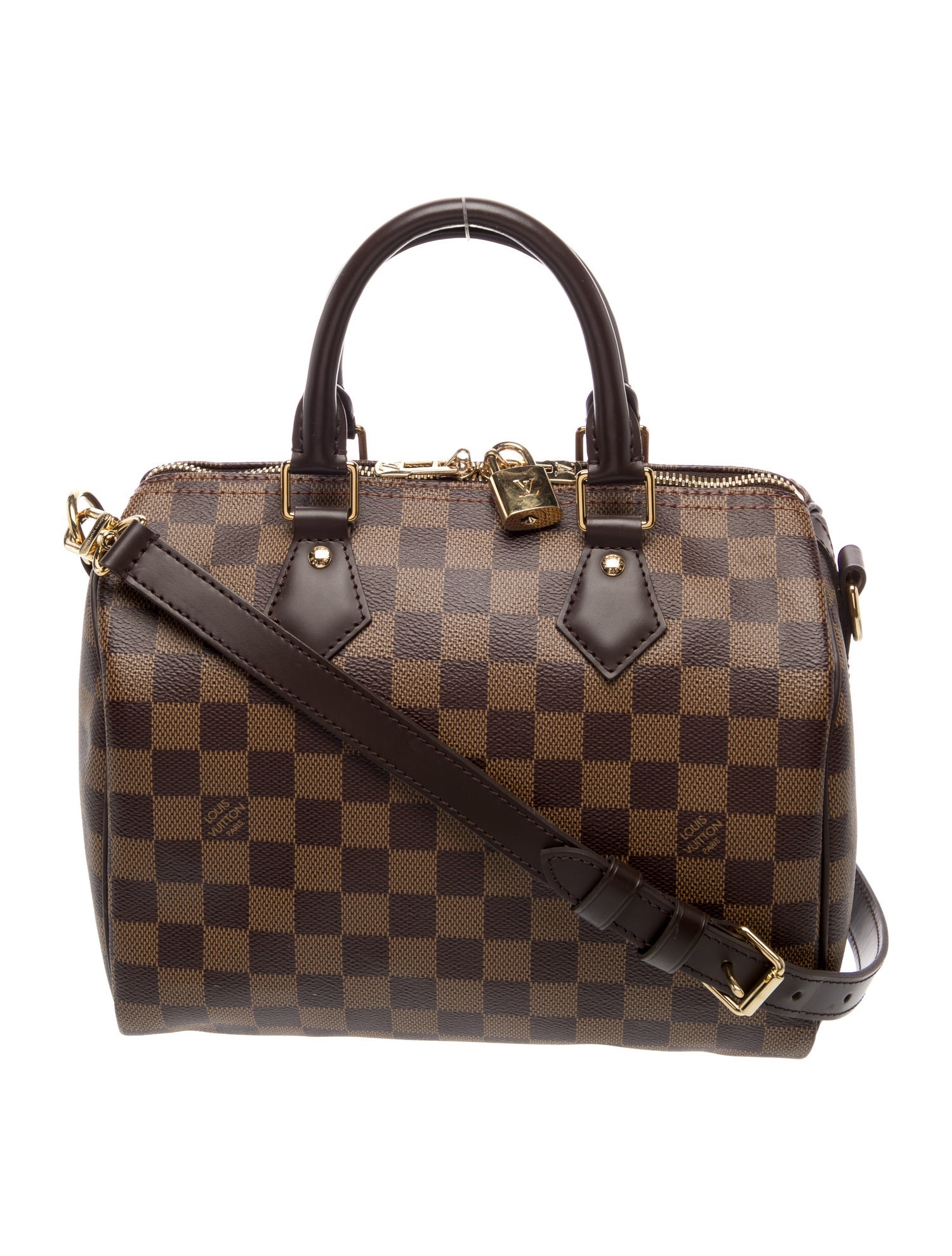 Louis Vuitton Damier Ebene Speedy Bandouliere 25