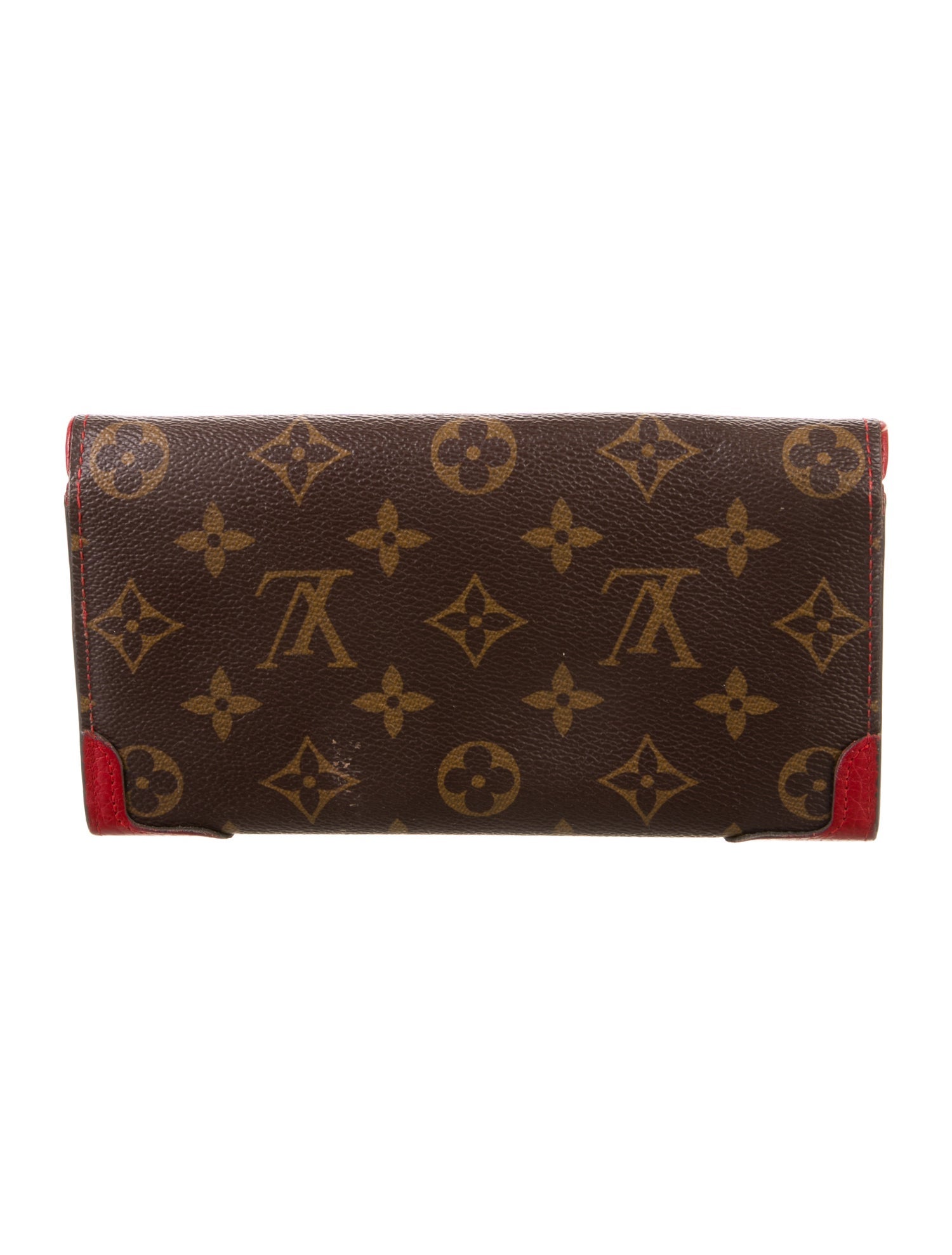 Louis Vuitton LV Monogram Coated Canvas Sarah Retiro Wallet