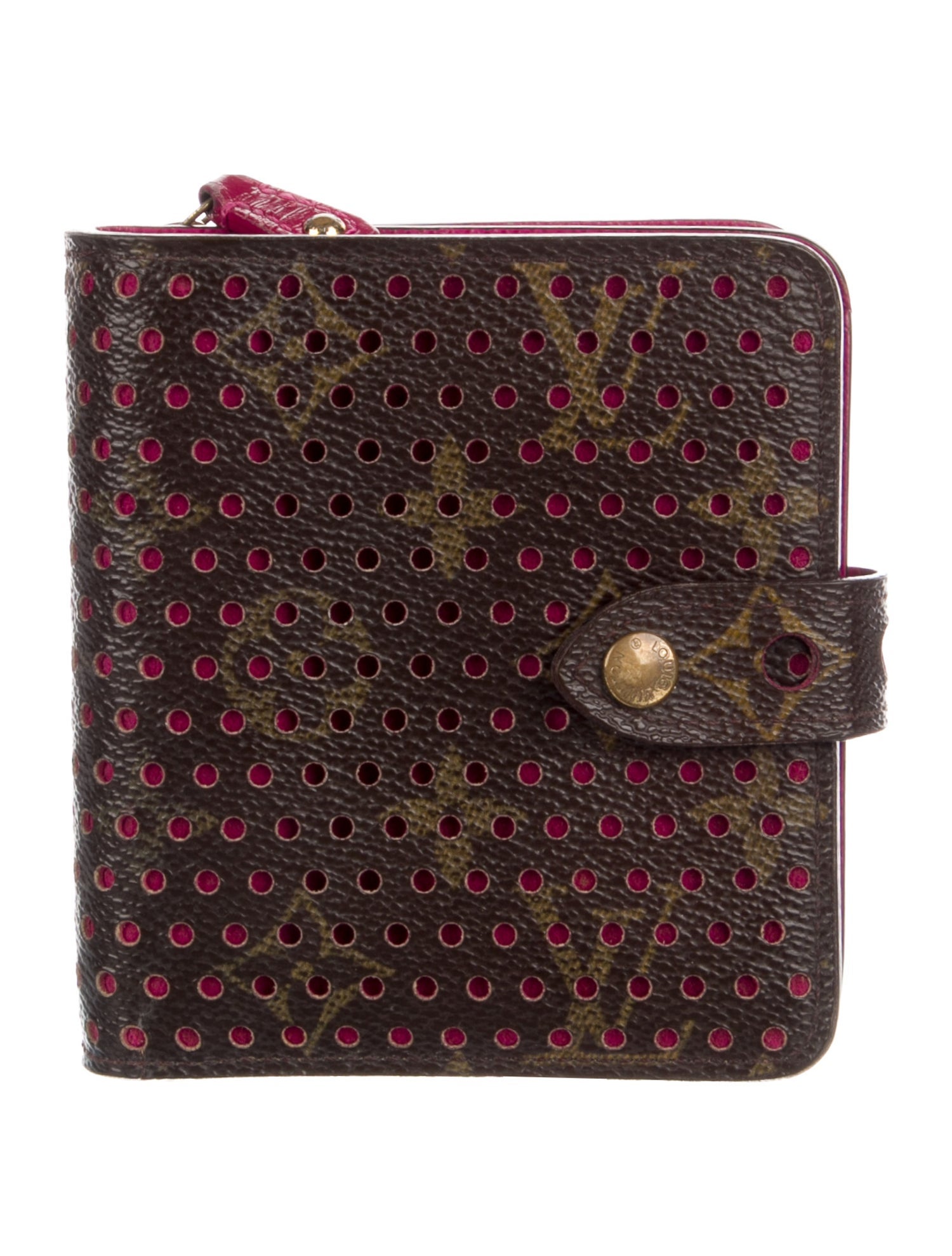 Louis Vuitton LV Monogram Coated Canvas Compact Zippé Wallet