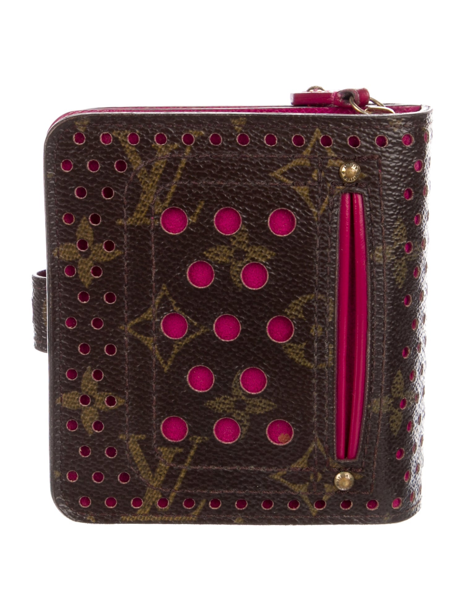 Louis Vuitton LV Monogram Coated Canvas Compact Zippé Wallet