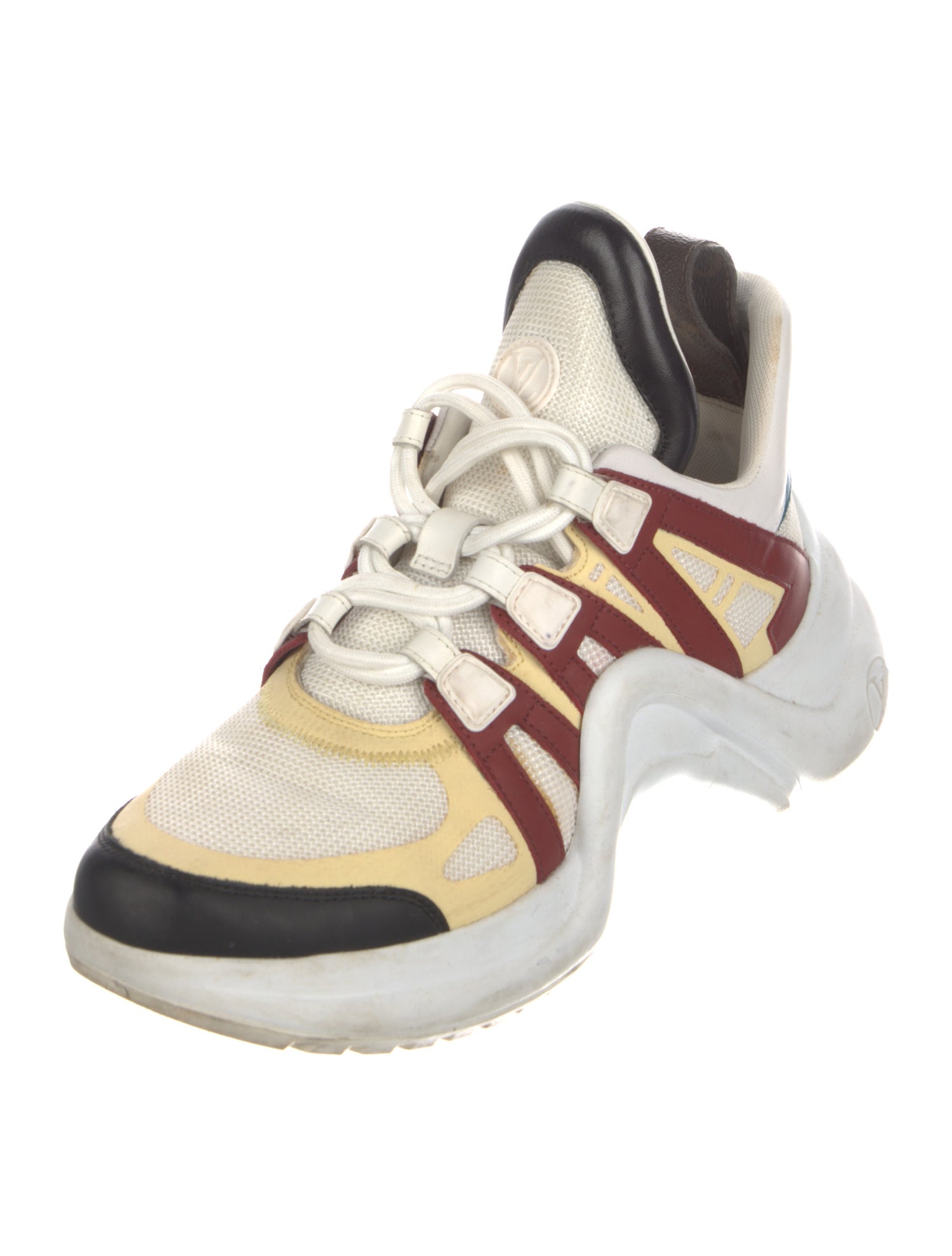 Louis Vuitton LV Monogram Leather Chunky Sneakers