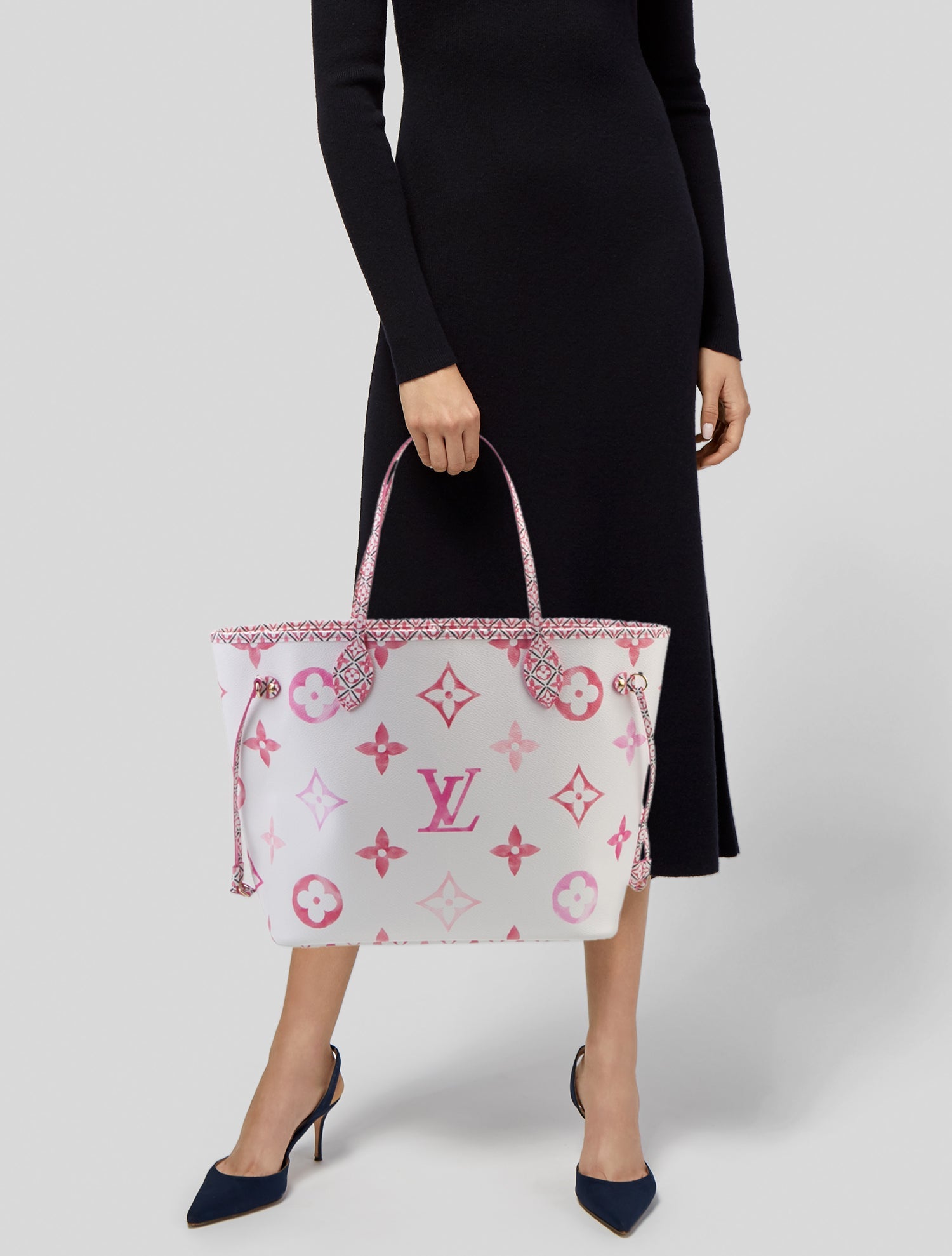 Louis Vuitton Monogram By The Pool Neverfull w/Pouch MM