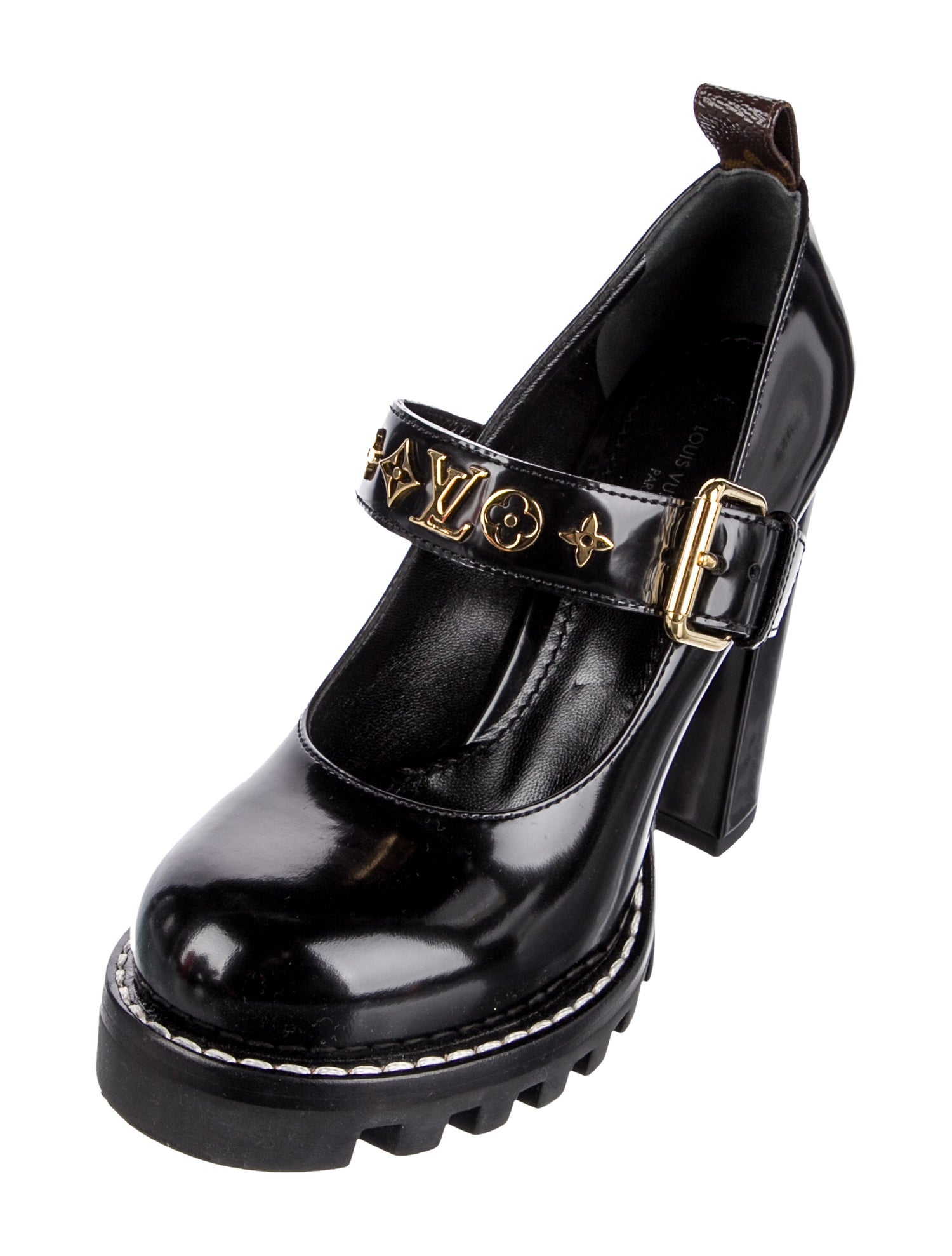 Louis Vuitton LV Monogram Patent Leather Pumps