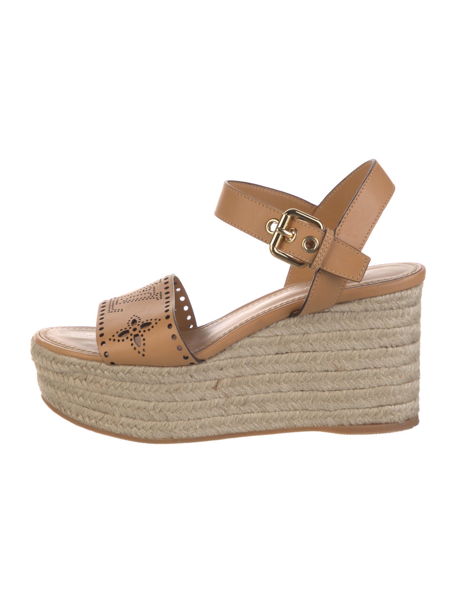 Louis Vuitton LV Monogram Leather Espadrilles