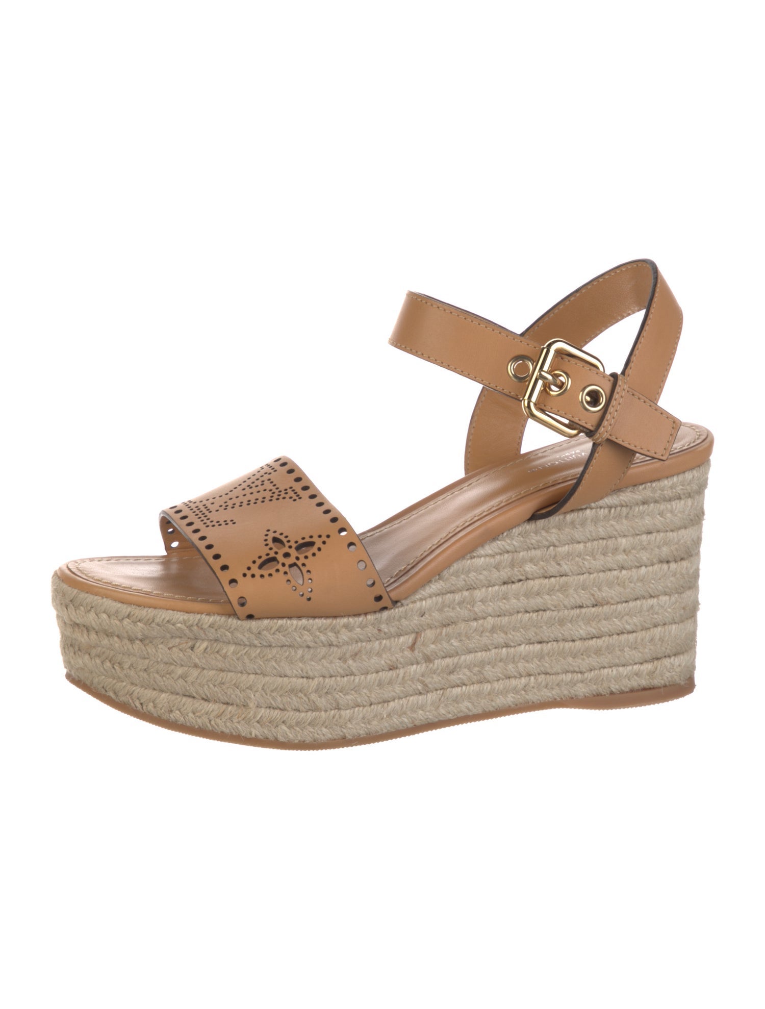 Louis Vuitton LV Monogram Leather Espadrilles